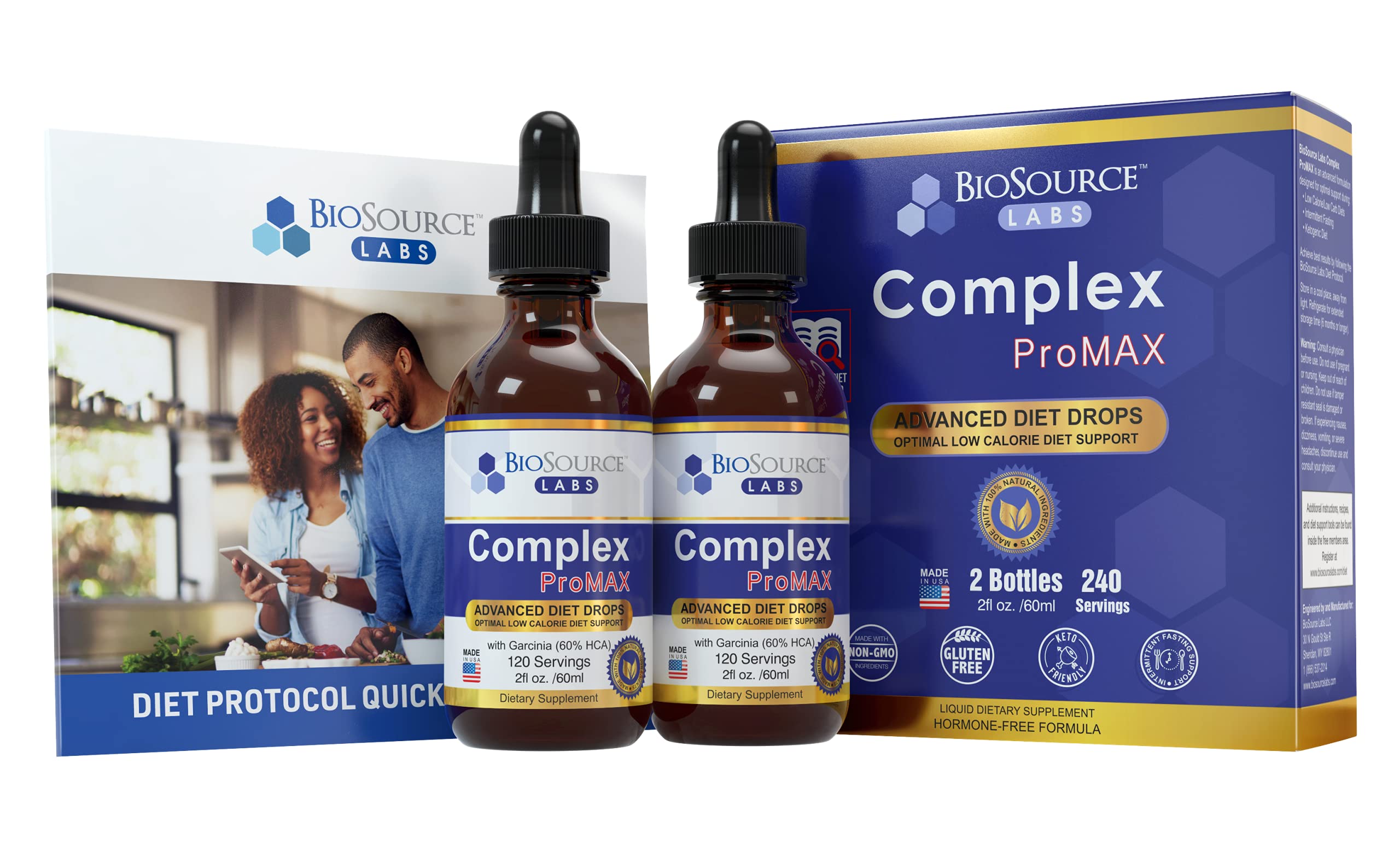 BioSource Labs Complex ProMAX Premium Diet Drops (2 x 2 oz Bottle) BioSource Labs