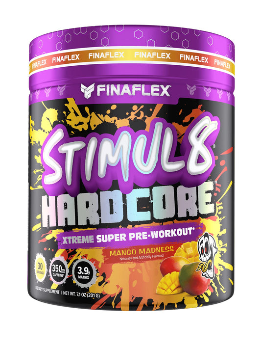 FINAFLEX STIMUL8 Hardcore, Mango Madness - Extreme Energy, Strength & Endurance