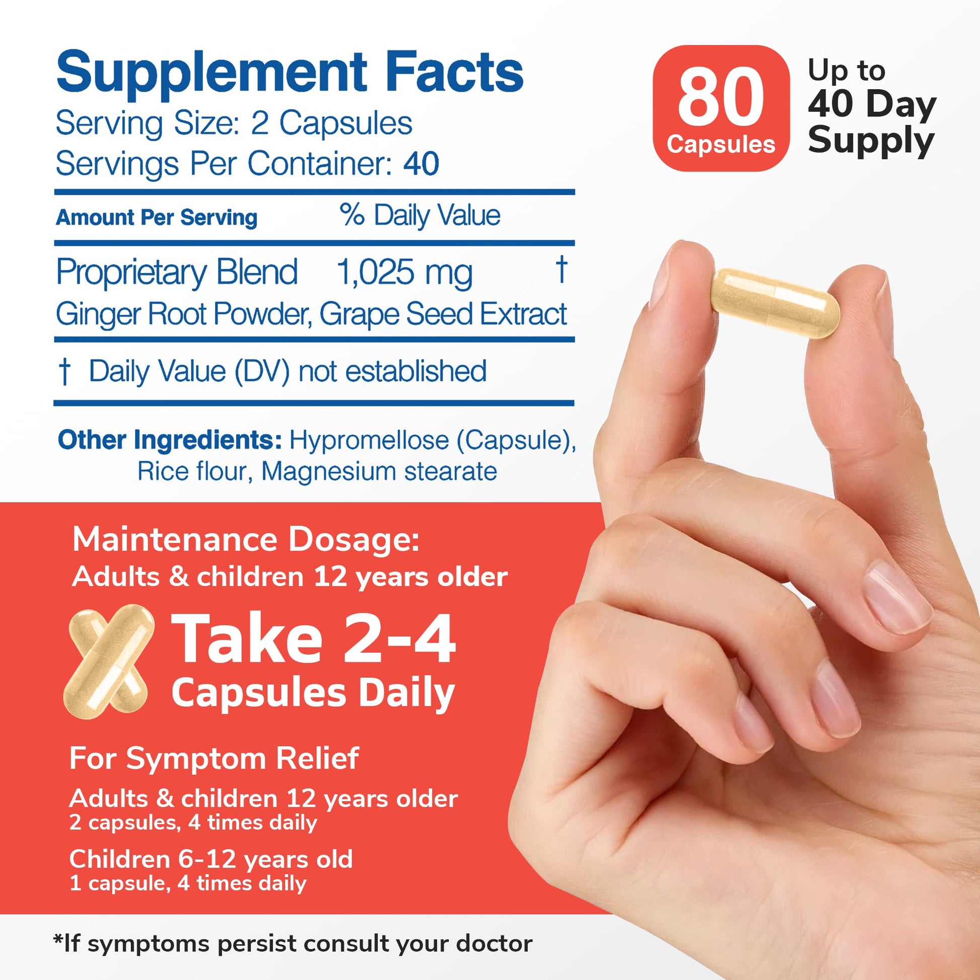 Dizzy Stop Dr. Barton’s All-Natural Vertigo Comfort, Inner Ear Balance Supp Dizzy Stop