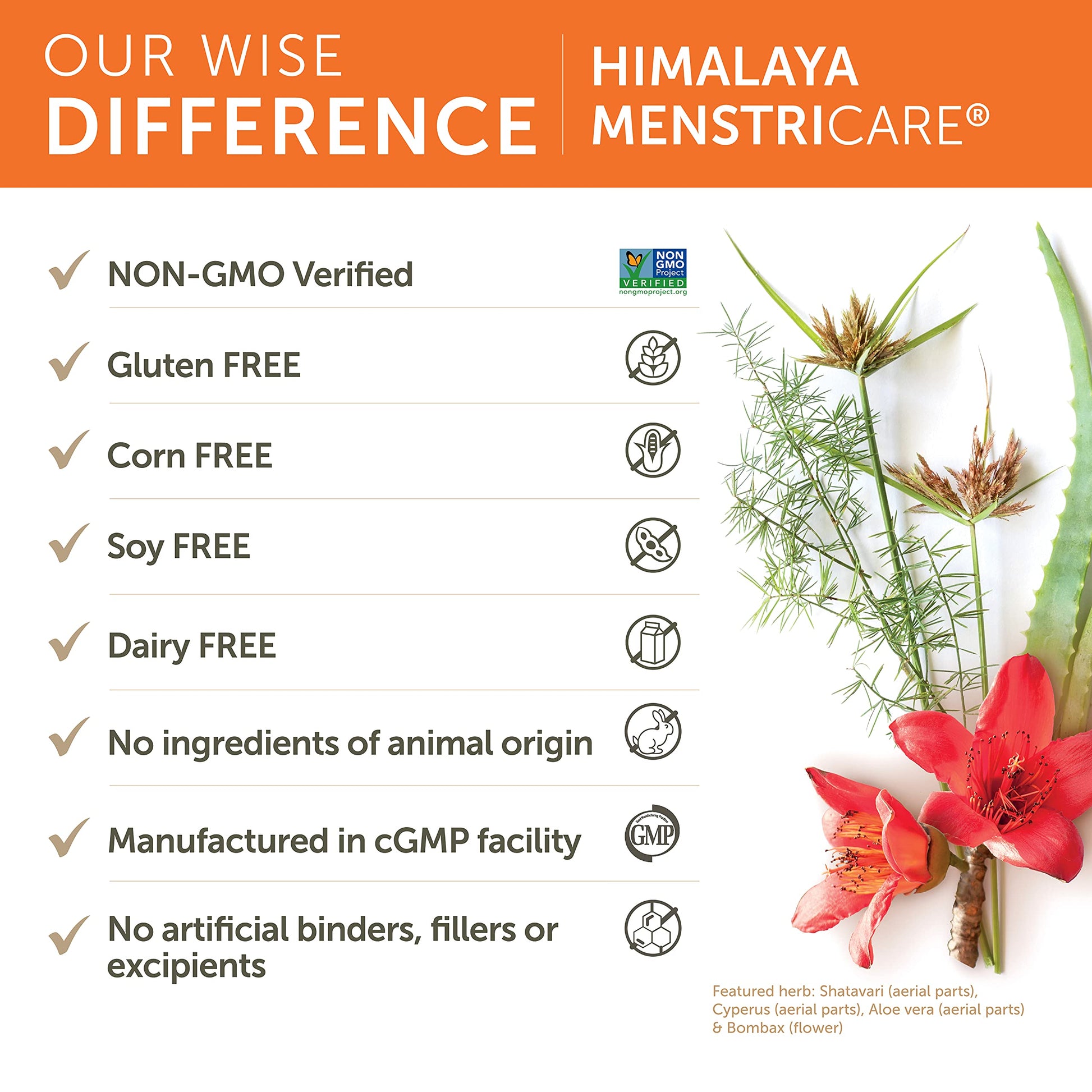 Himalaya MenstriCare for PMS, Menstrual Cramp Relief, Womens Health & Balanced Hormone Support Himalaya Herbal Healthcare