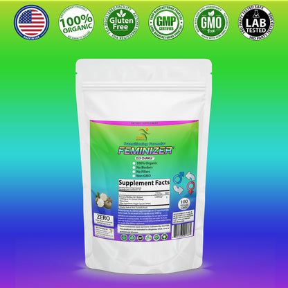Feminizer Sex Change Pills by SMS, 100 Veggie Caps Pueraria Mirifica 1,000mg Pure