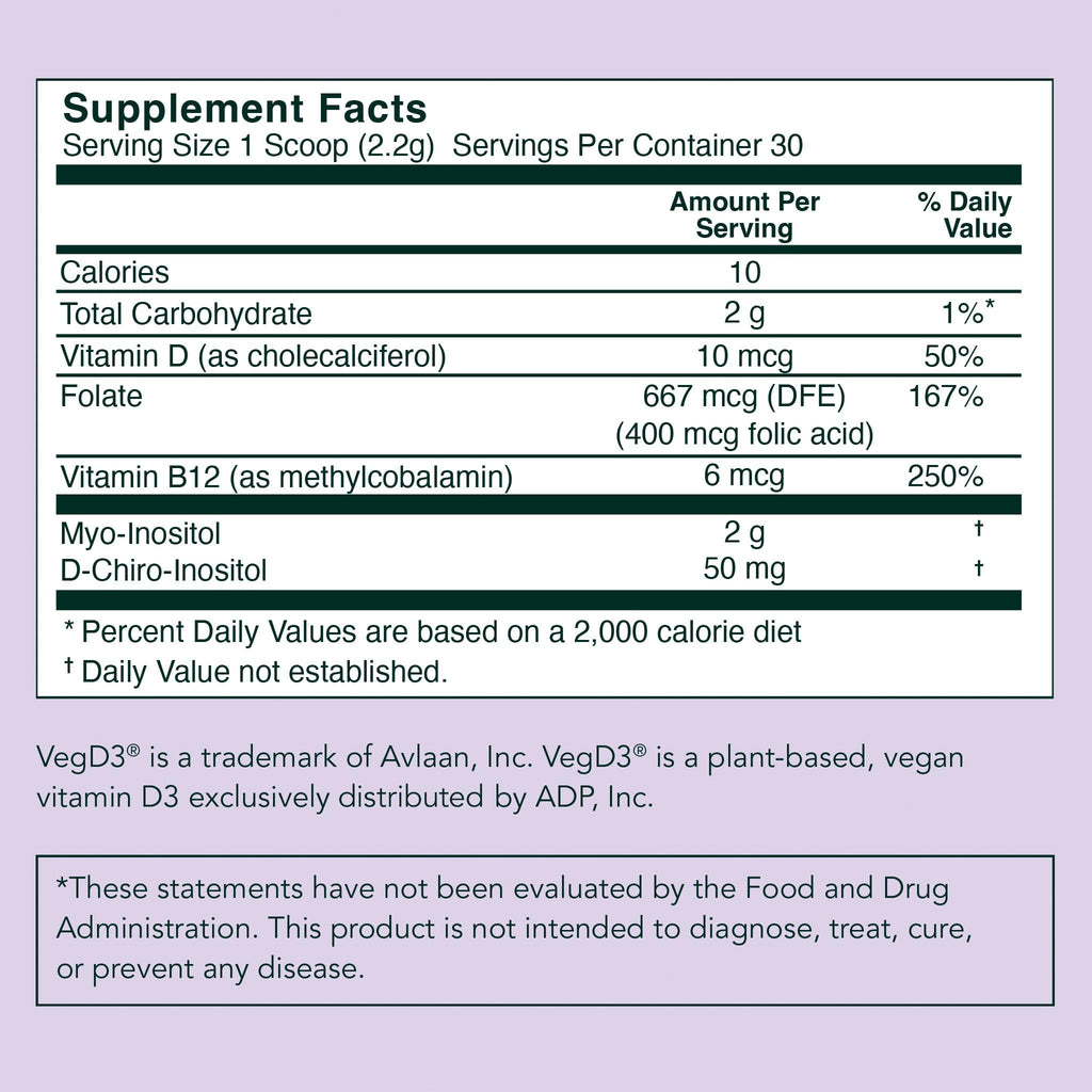 Rael Hormone Balance for Women, Myo Inositol Powder - Myo-Inositol & D-Chiro Inositol