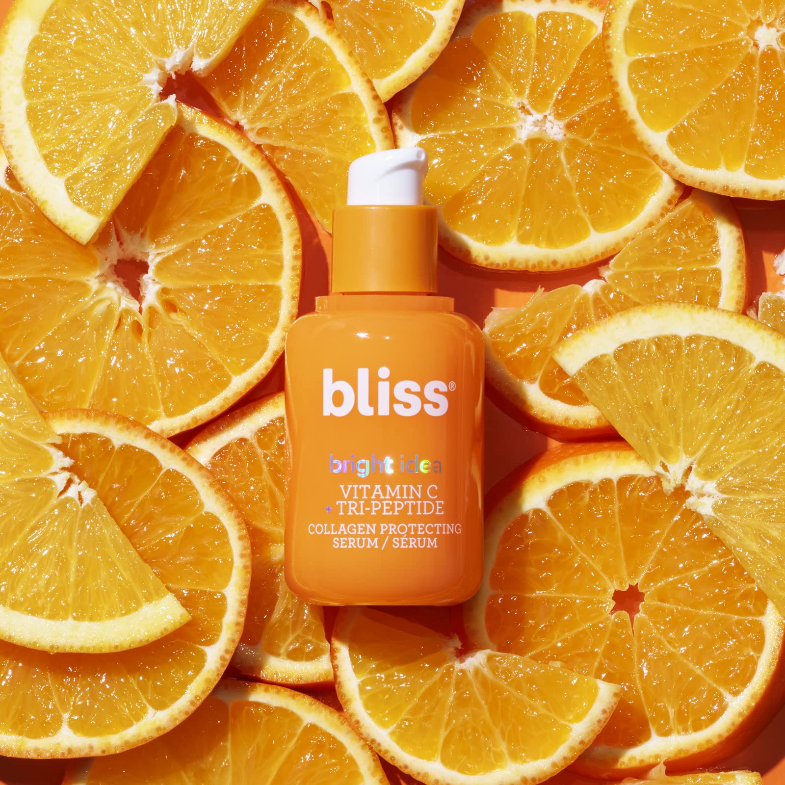 Bliss Bright Idea Vitamin C + Tri-Peptide Brightening Serum - 1 Fl Oz - Hydrating Bliss
