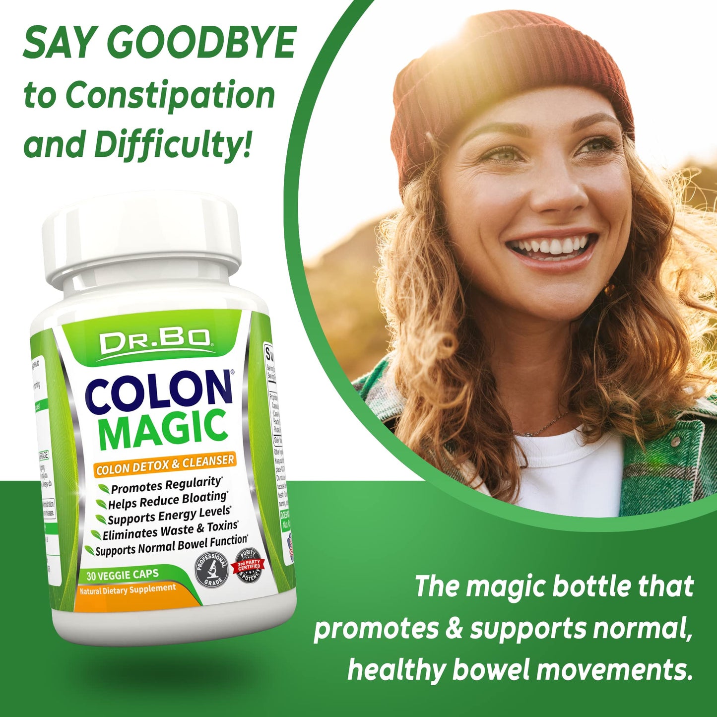 Colon Cleanse Detox Formula - Natural Bowel Cleanser Pills for Intestinal Bloating & Fast Digestive