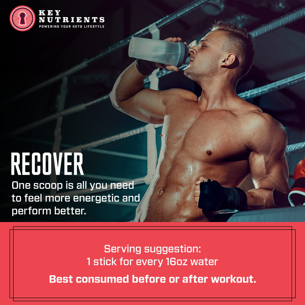 KEY NUTRIENTS Multivitamin Electrolytes Powder Packets - Sweet Cherry-Pom 20 Pack