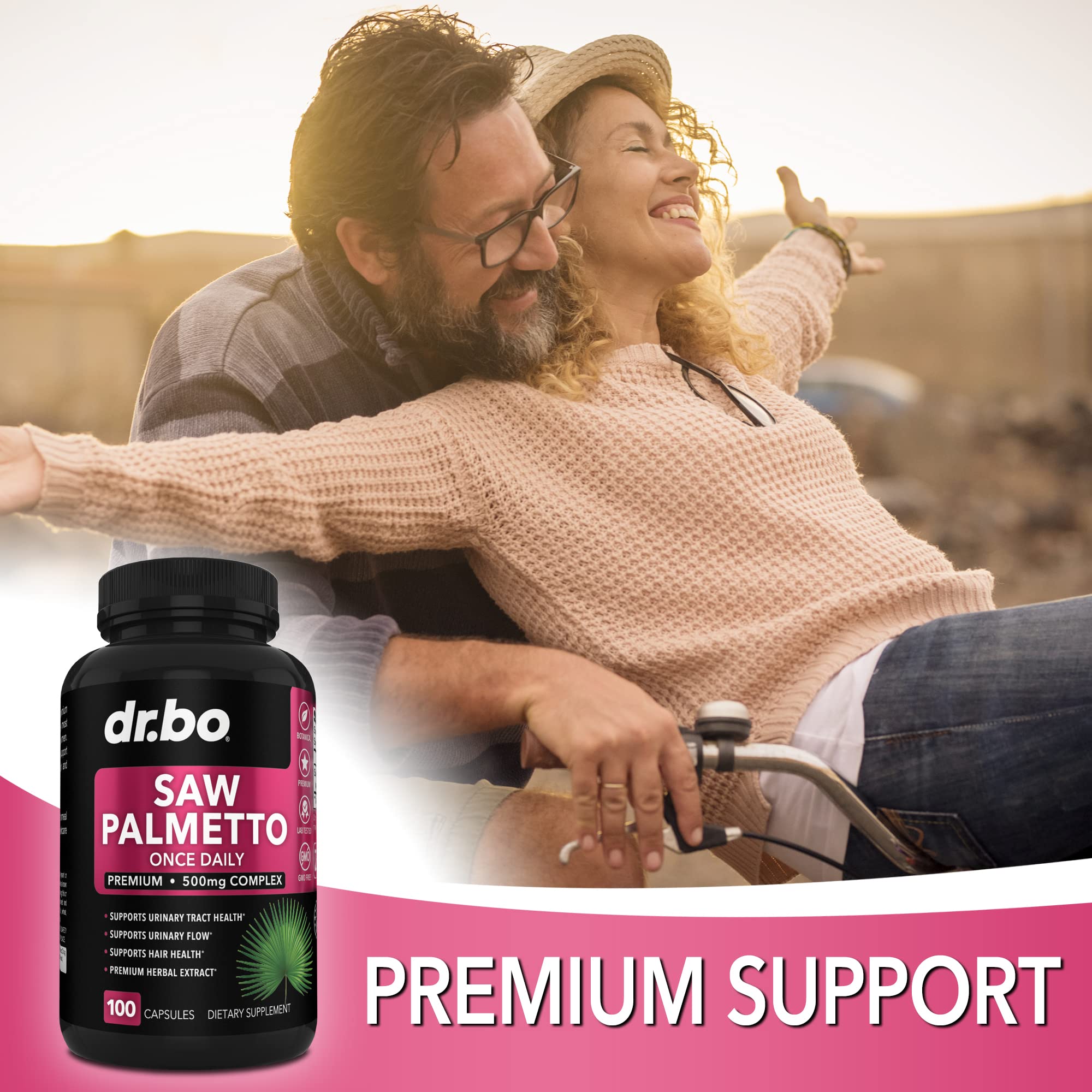 Saw Palmetto for Women Hair Loss - DHT Blocker for Women Hair Growth Plus Bladder DR. BO