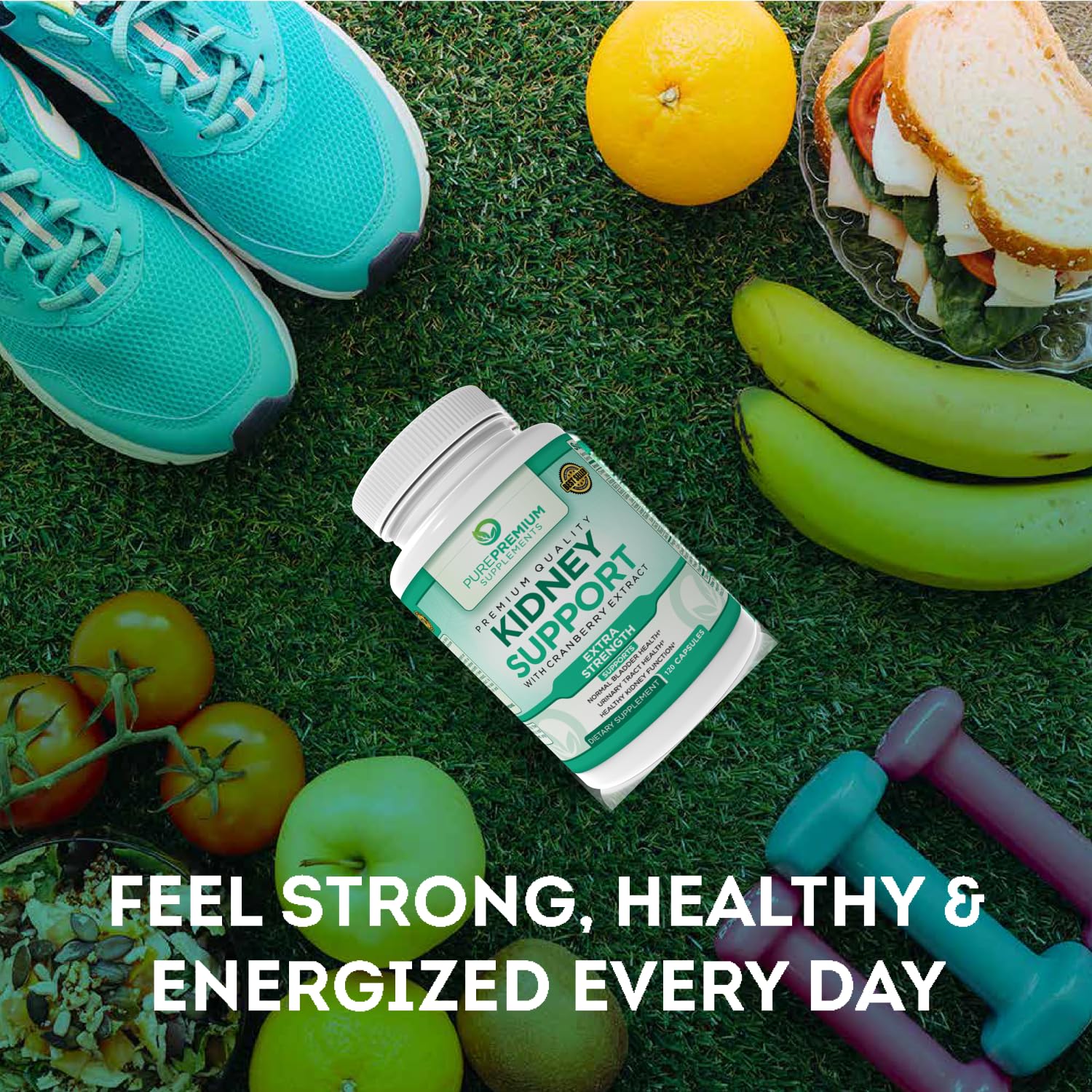 PurePremium Kidney Support Supplement for Men and Women - with Cranberry Extract PurePremium Supplements