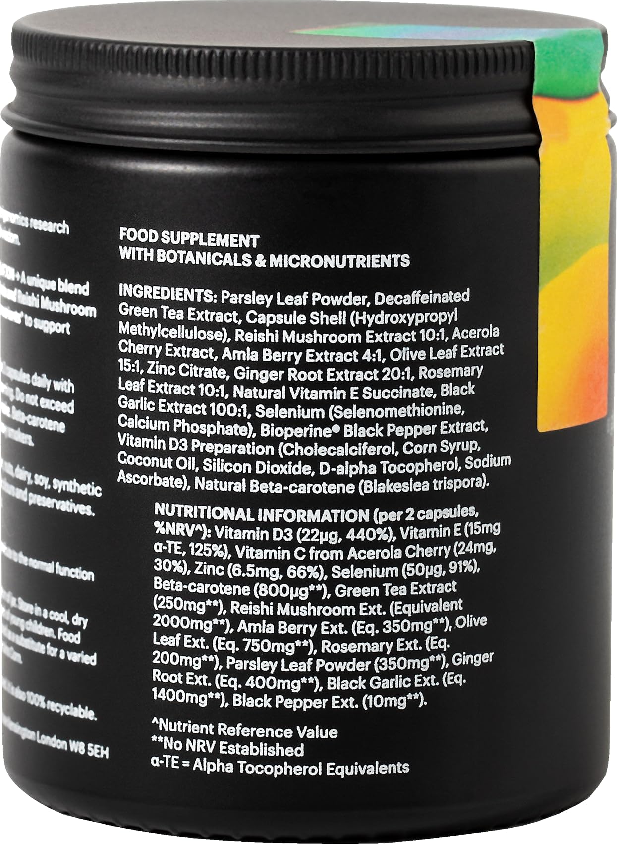 Immunity System Booster Supplement Promoting Natural Defence with Reishi & Amla