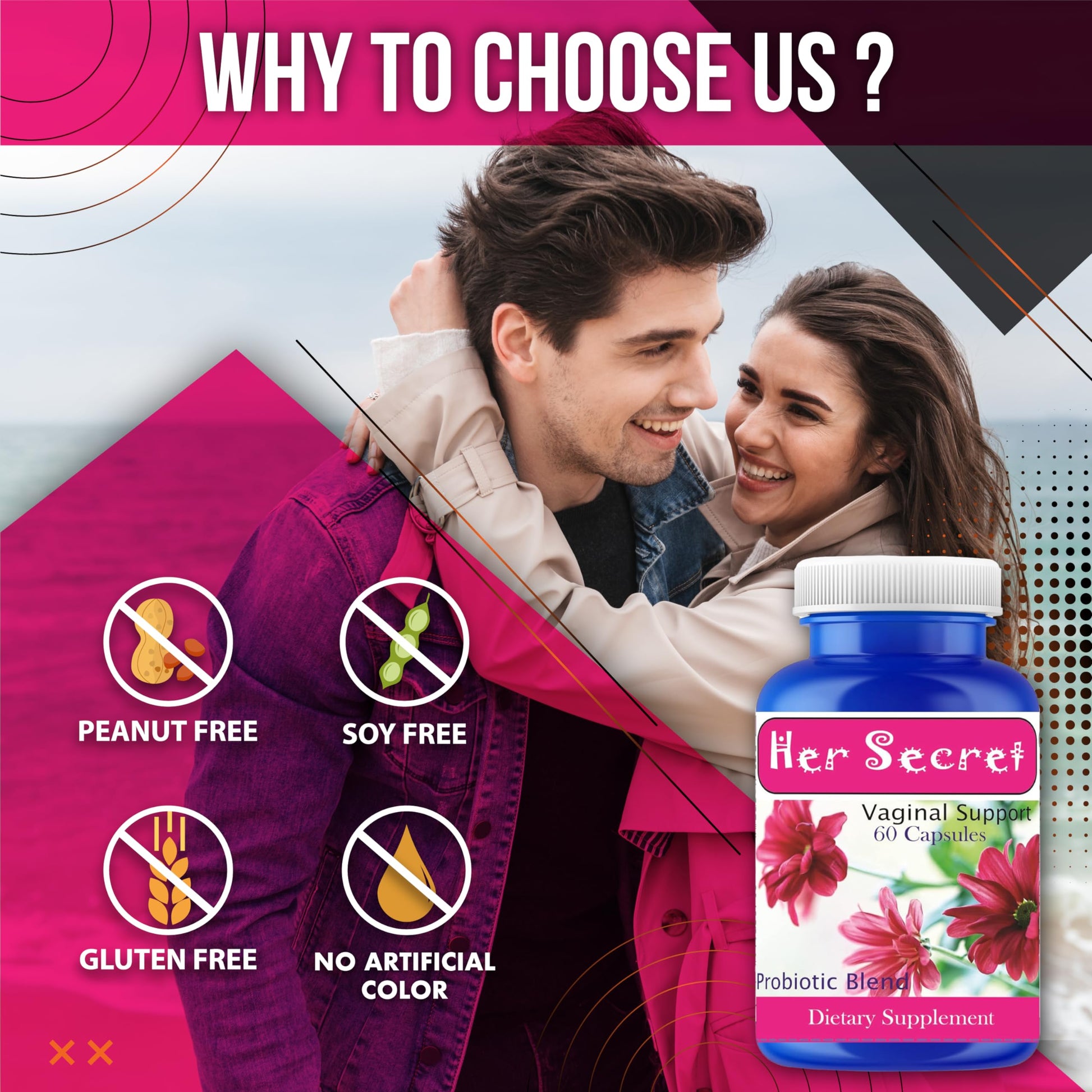 Embarrassed with Femenine Odor? Worried about Female Urinary Odor? Try Femenine Odor Supplement 60 Pills Celebrity LifeStyle Product