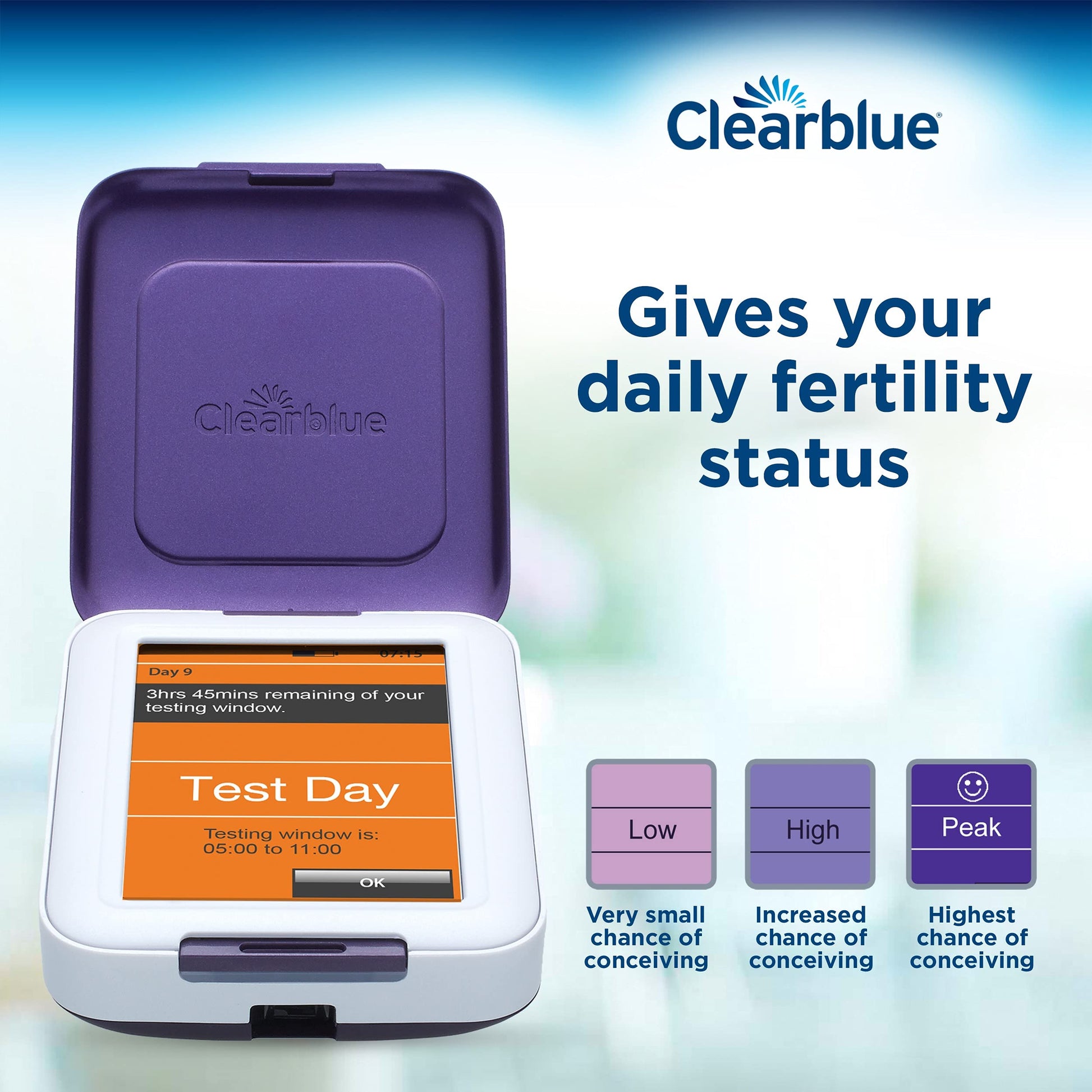 Clearblue Fertility Monitor, Touch Screen, 1 Count Clearblue