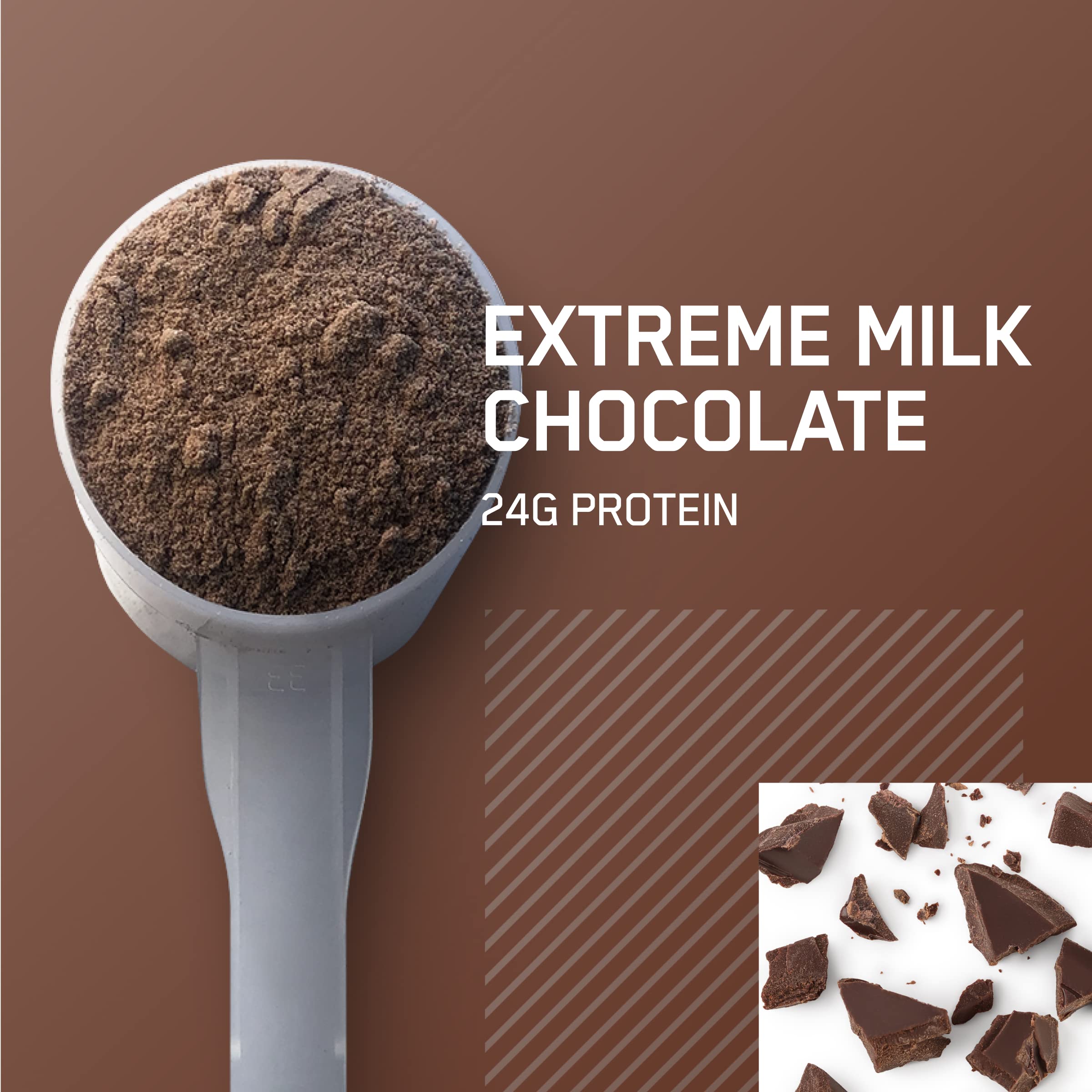 Optimum Nutrition Gold Standard 100% Whey Protein Powder, Extreme Milk Chocolate Optimum Nutrition