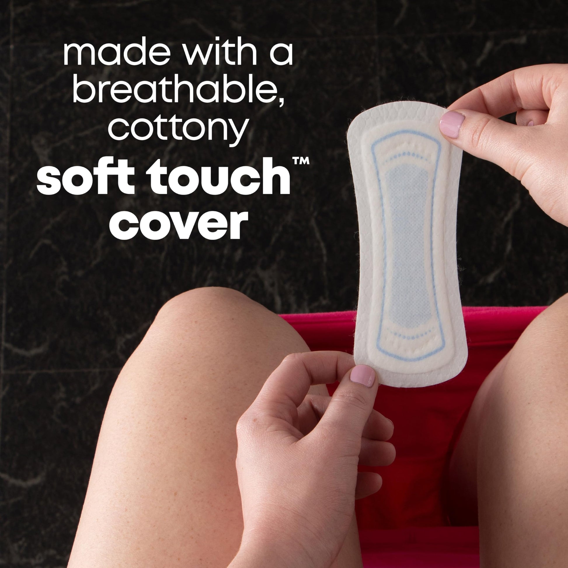 U by Kotex Balance Wrapped Panty Liners, Regular Length, 80 Count (Packaging May Vary) U by Kotex