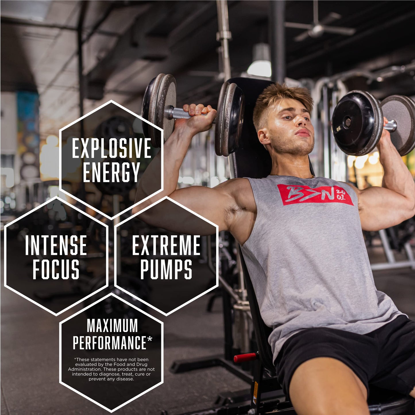 BSN N.O.-XPLODE Pre Workout Supplement with Creatine, Beta-Alanine, and Energy
