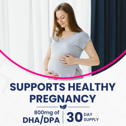 Introductory Offer Prenatal DHA Supplements - Vegan 800mg DHA DPA Plant Based Omega 3