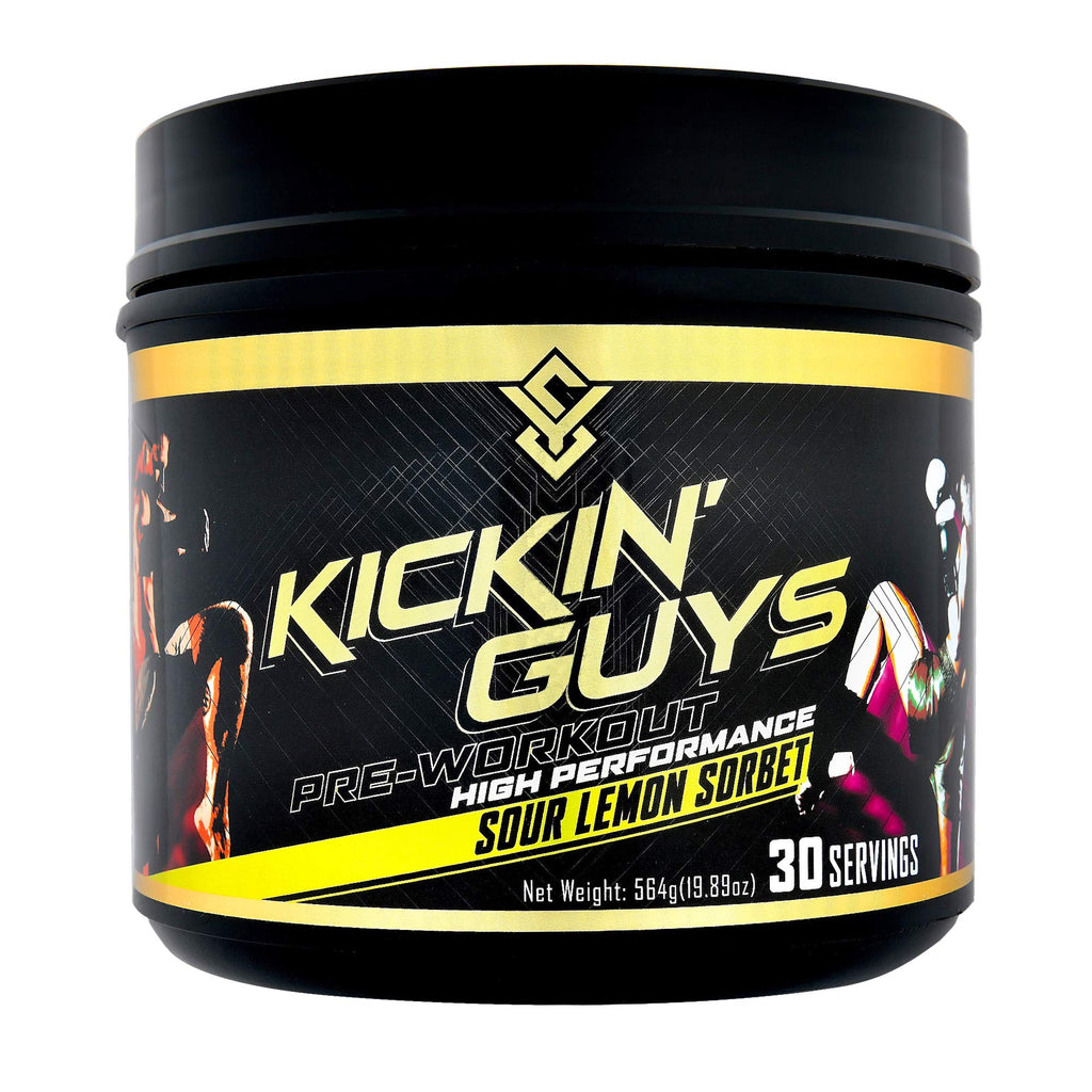 Kickin' Guys Pre Workout Powder Sports Nutrition Supplement - Explode Energy & Performance