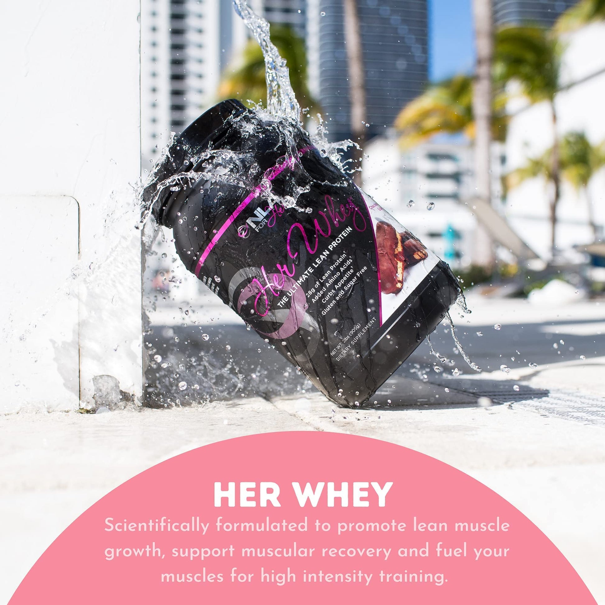 NLA for Her Pre/Post Workout Stack (Includes Her Whey Chocolate Éclair and Uplift Pre Workout Hawaiian Sunset
