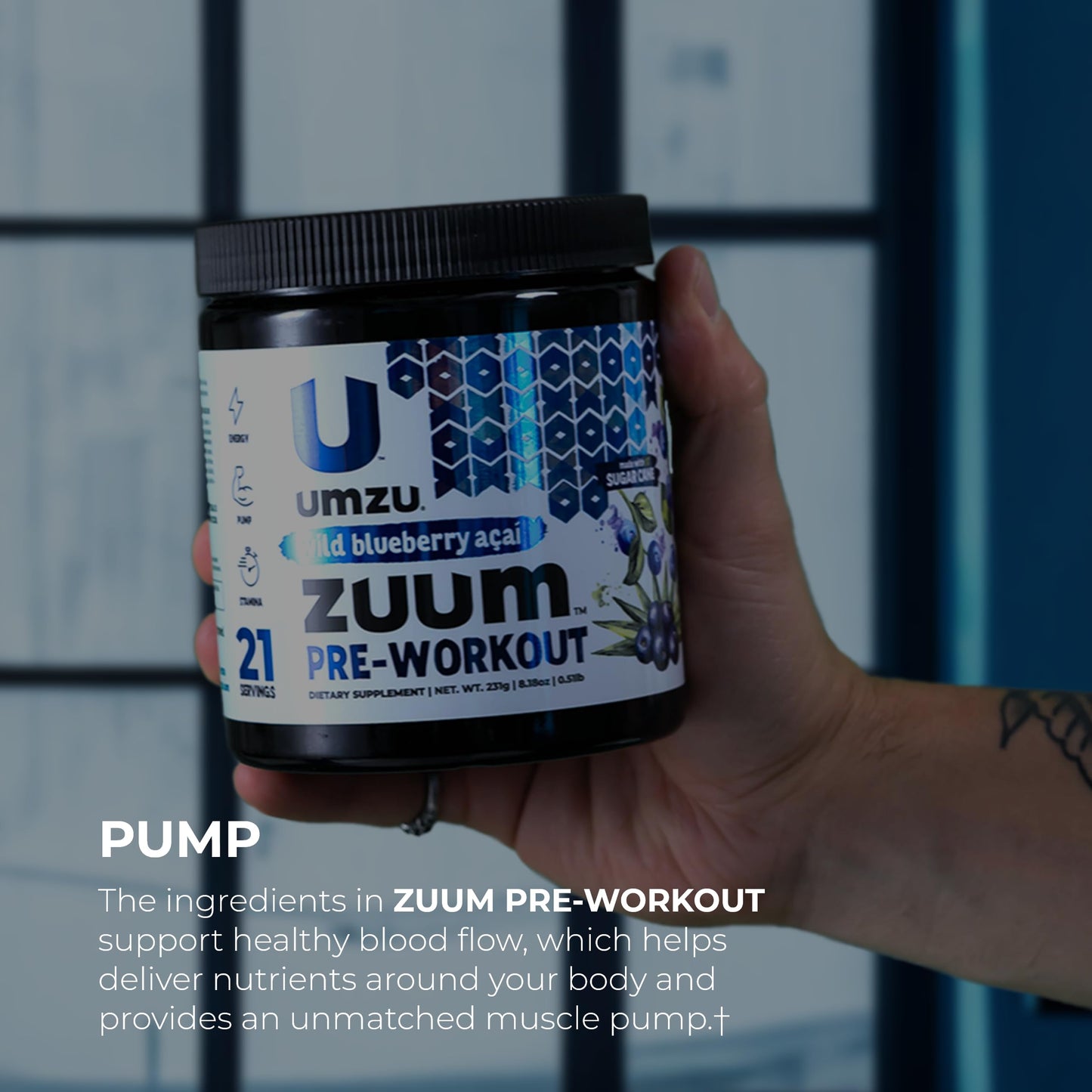 UMZU Zuum Pre-Workout Wild Blueberry Acai
