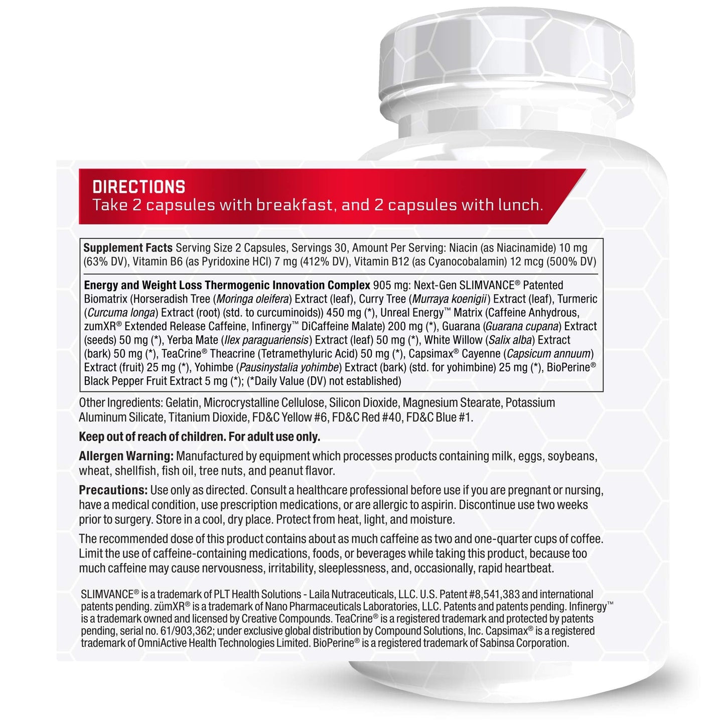 FORCE FACTOR LeanFire with Next-Gen SLIMVANCE Advanced Thermogenic Fat Burner