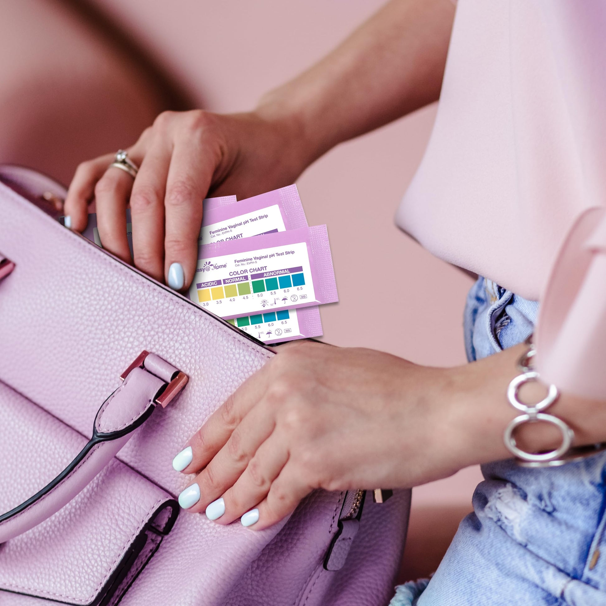 Easy@Home Vaginal pH Test -30 Strips | BV Test Kit at Home for Women | Yeast Infection Test + pH Balance Easy@Home