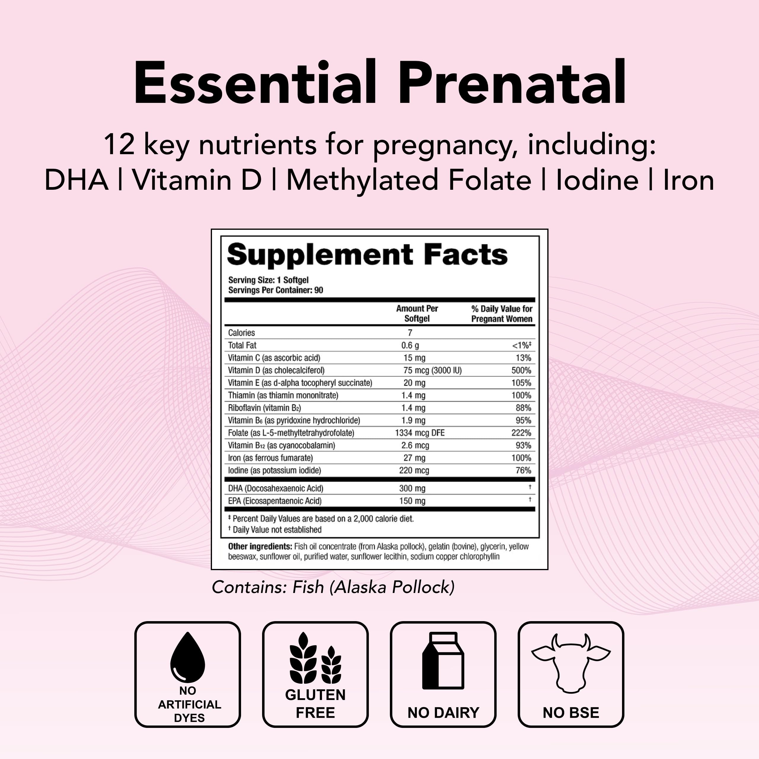 Theralogix TheraNatal One Prenatal Vitamin - 90-Day Supply - Prenatal Multivitamin