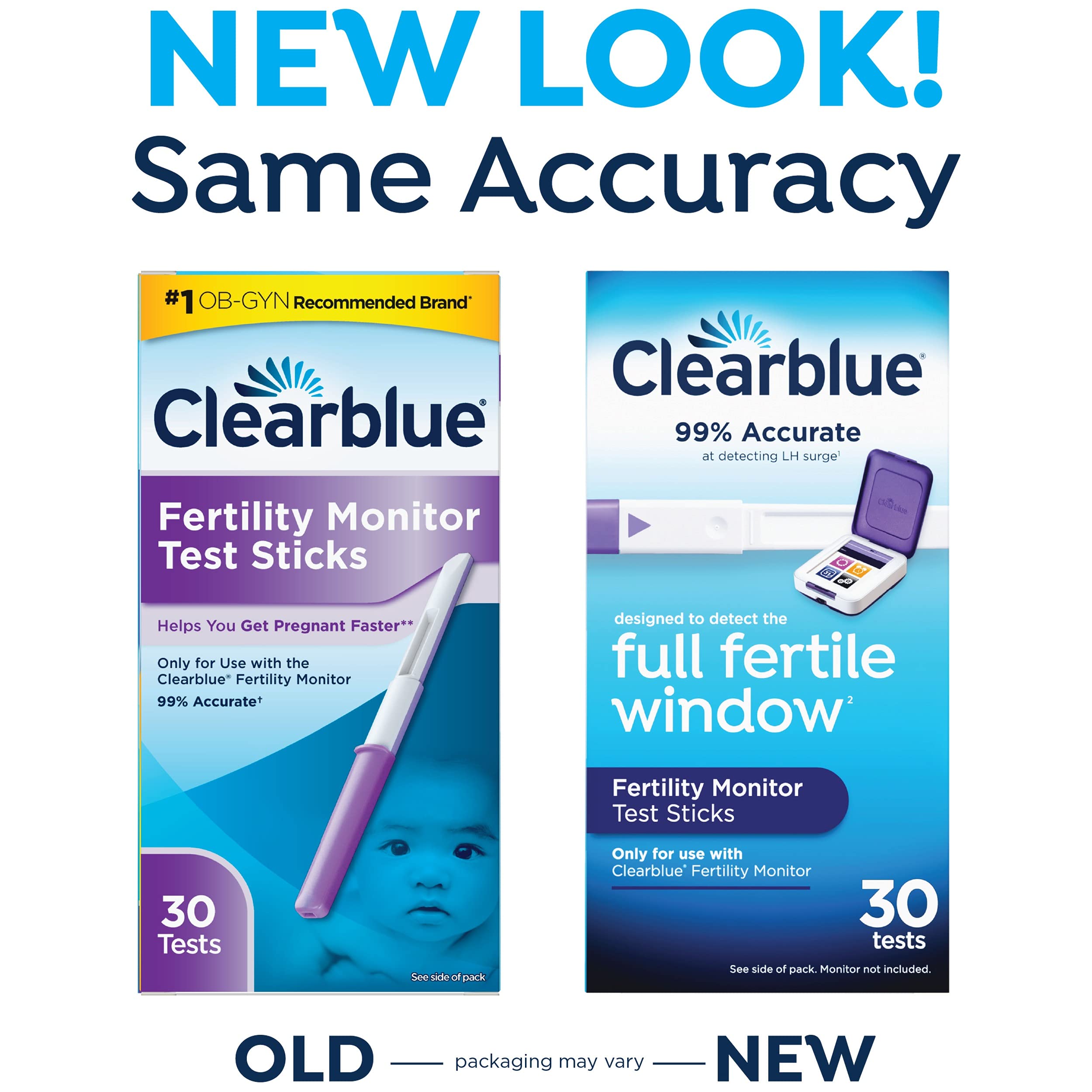 Clearblue Fertility Monitor Test Sticks, 30 count Clearblue