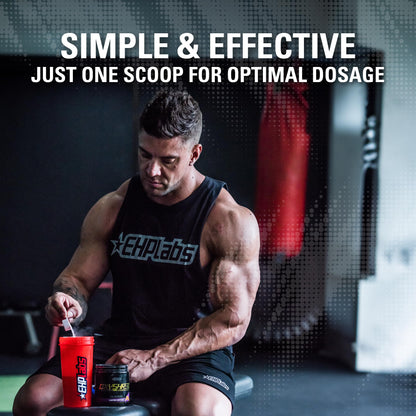 EHP Labs OxyShred Hardcore Thermogenic Shredder - Pre Workout Powder with L Glutamine