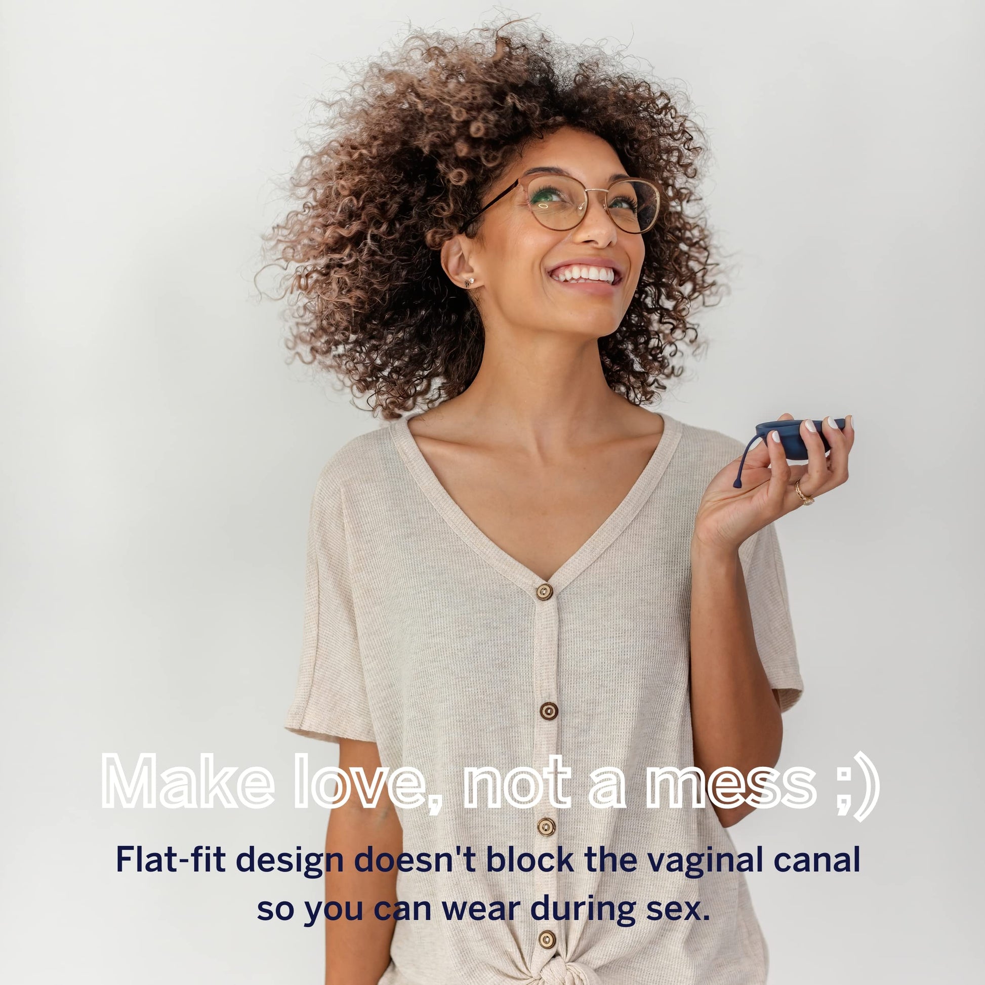 Pixie Soft Menstrual Disc - Ranked 1 for Most Soft Reusable Period Disc - Removable Stem Pixie Cup