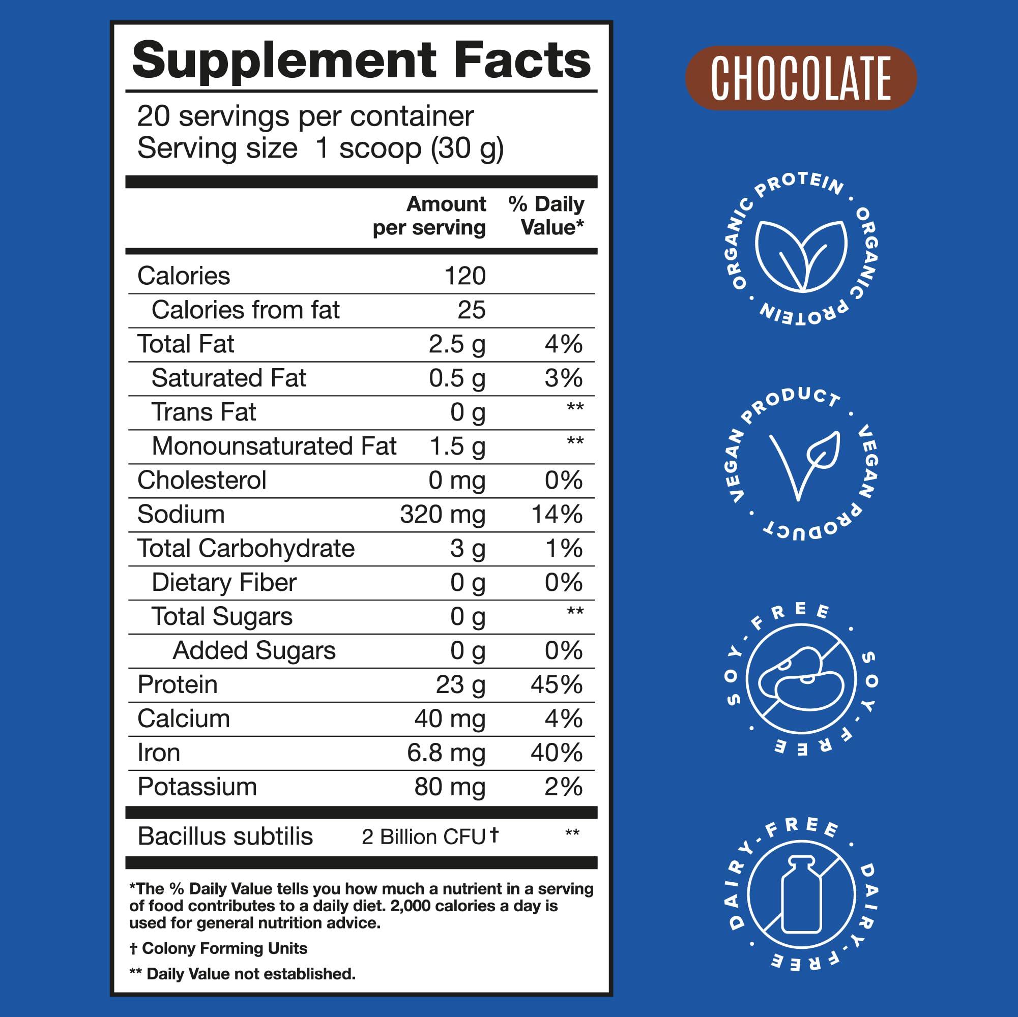 BIRDMAN Falcon Vegan Protein Powder Organic, Stevia & Sugar Free, Plant Based Protein BIRDMAN
