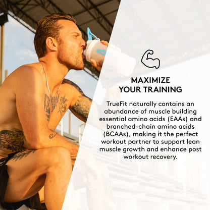 TrueFit Meal Replacement Shake Protein Powder, Grass Fed Whey + Organic Fruits