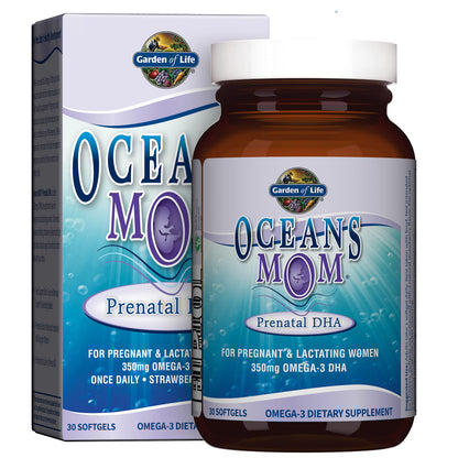Garden of Life Organics Prenatal Gummies Multivitamin with Vitamin D3, B6, B12 & Oceans Mom