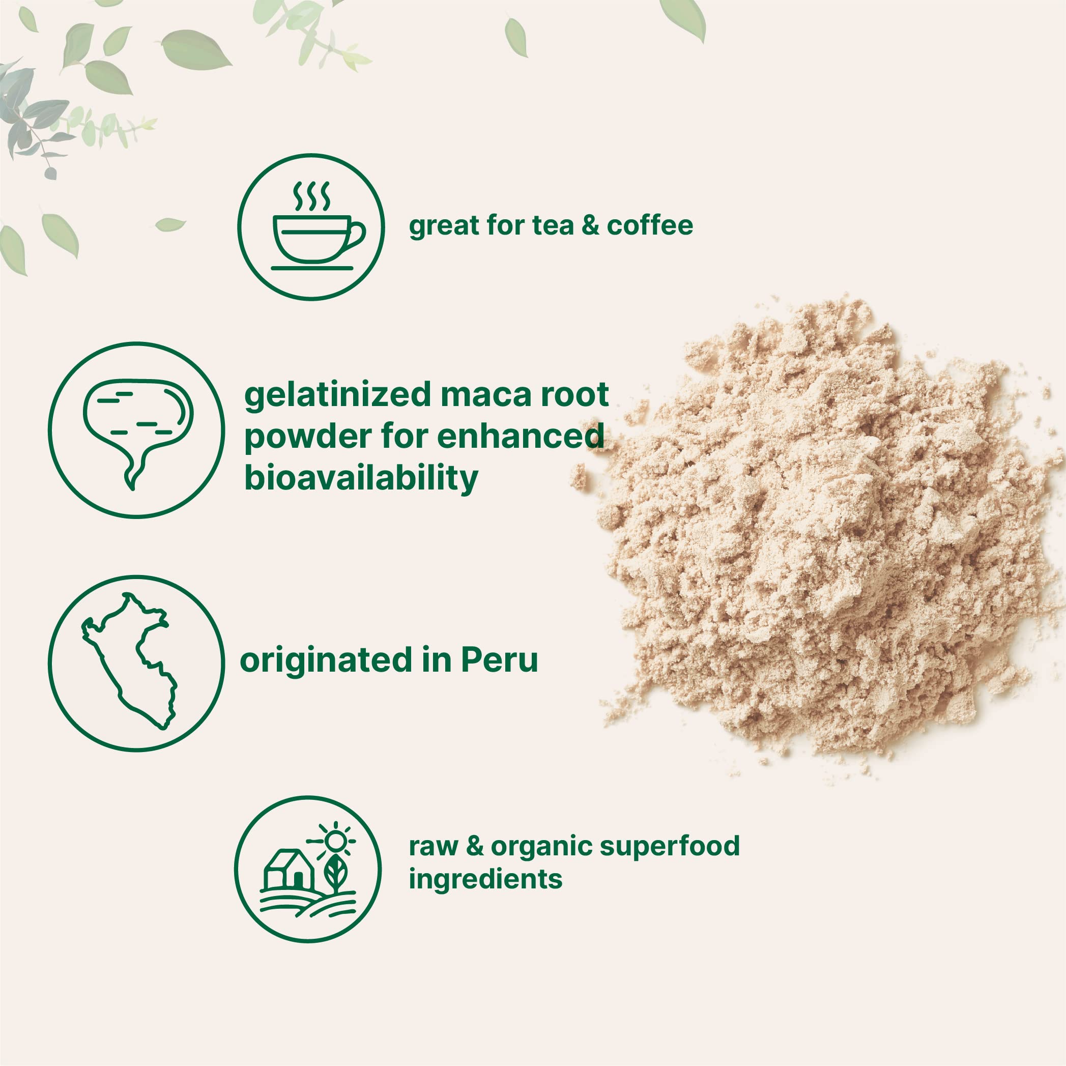 Organic Maca Root Powder, 2 Pound, Gelatinized for Better Absorption Micro Ingredients