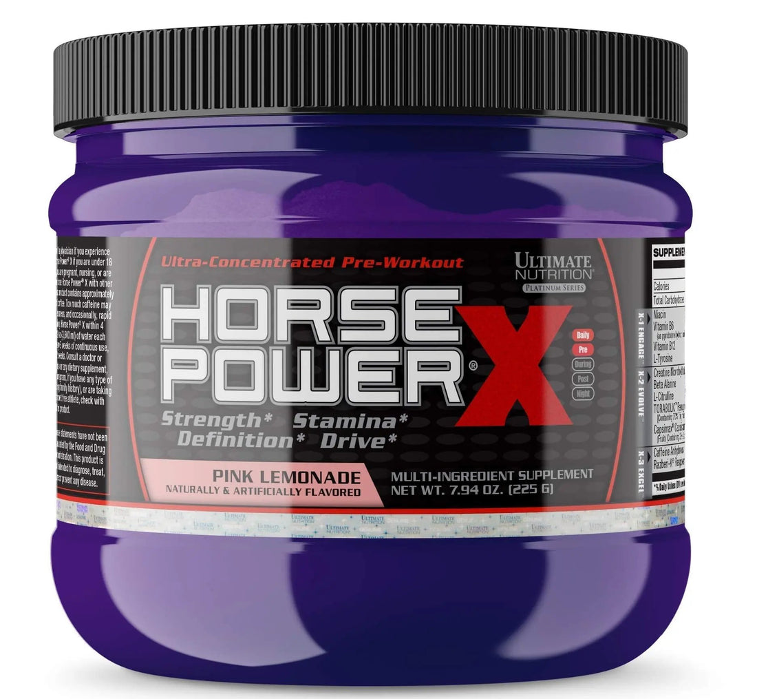 Ultimate Nutrition Horse Power X, Concentrated Pre Workout Supplement, Creatine