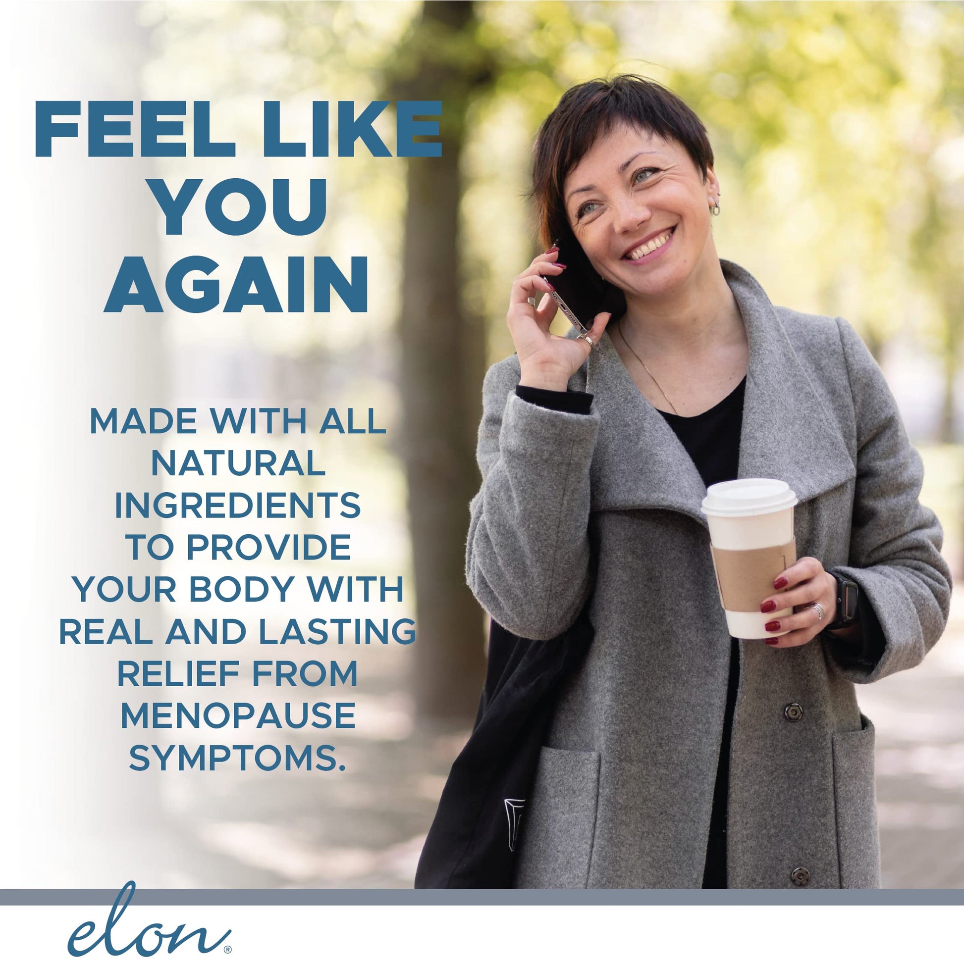 Elon Menopause Supplement for Women Menopause Relief Supplement for Hot Flashes Elon