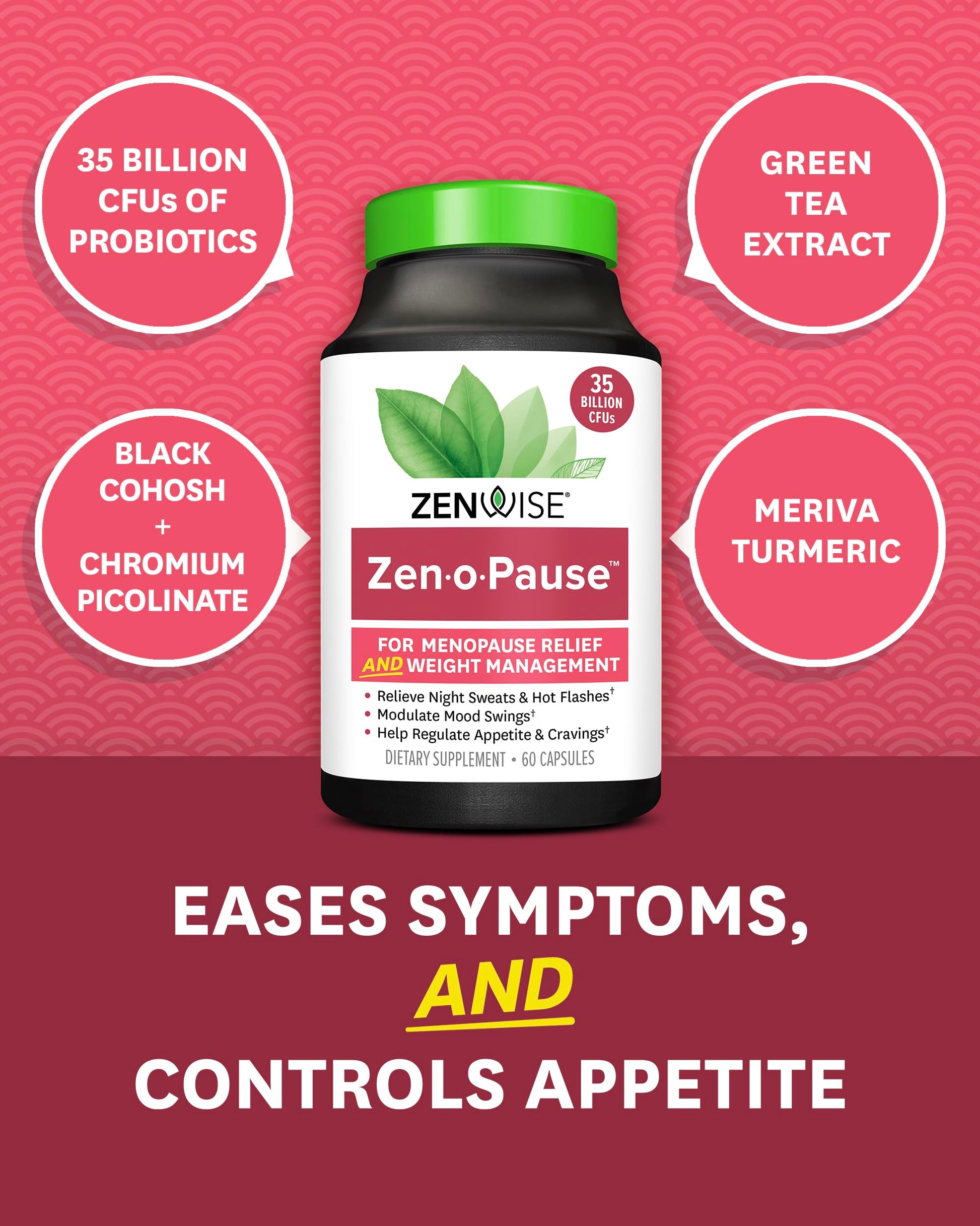 Zenwise Health ZenoPause for Menopause Relief and Weight Management | Digestive Health Zenwise Health