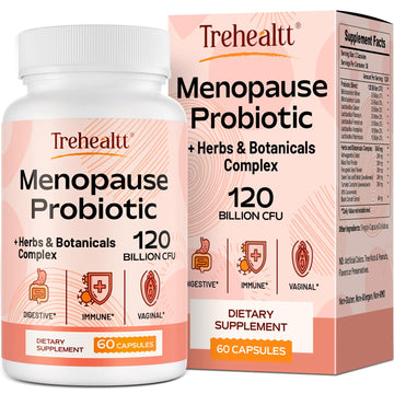 Menopause supplements for women, 120 Billion CFU Probiotic, 13-in-1 Herbs & Botanicals Complex