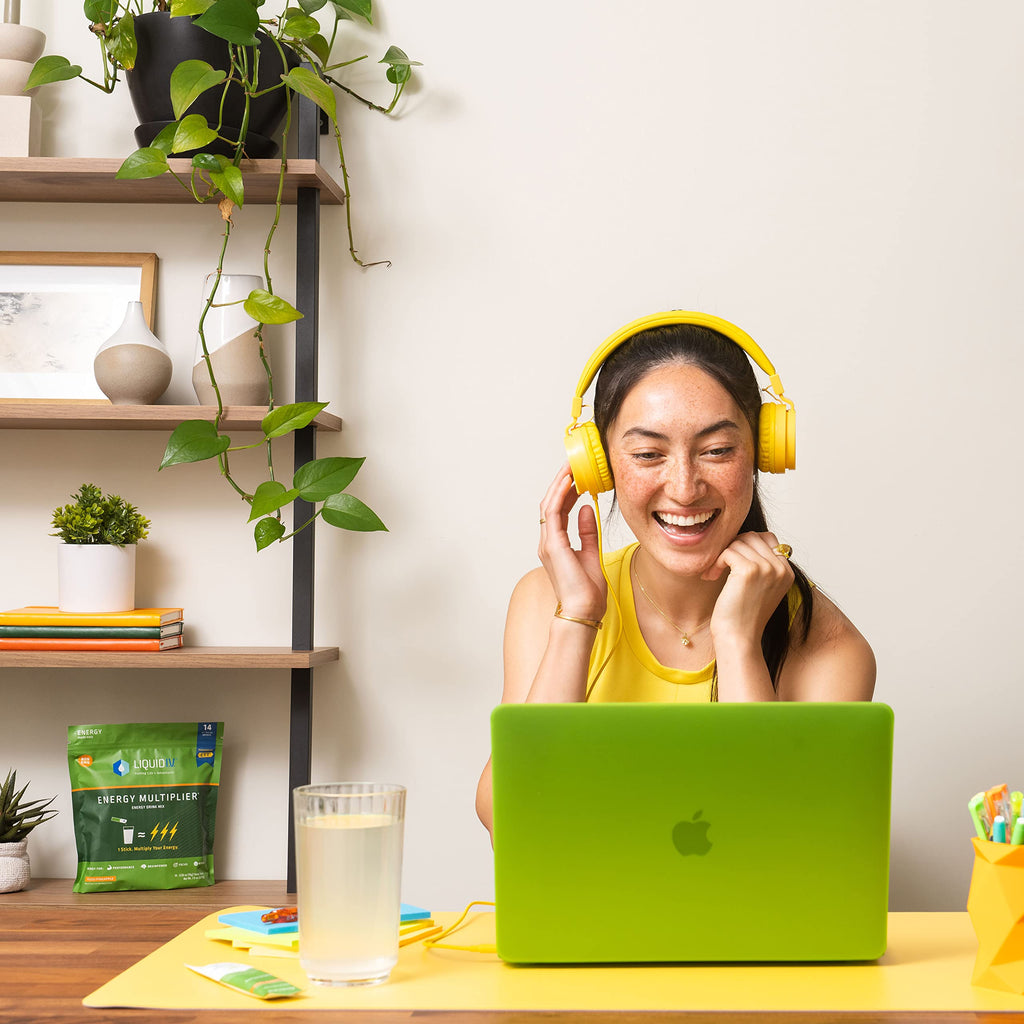 Liquid I.V. Hydration + Energy Multiplier - Yuzu Pineapple - Hydration Powder Packets