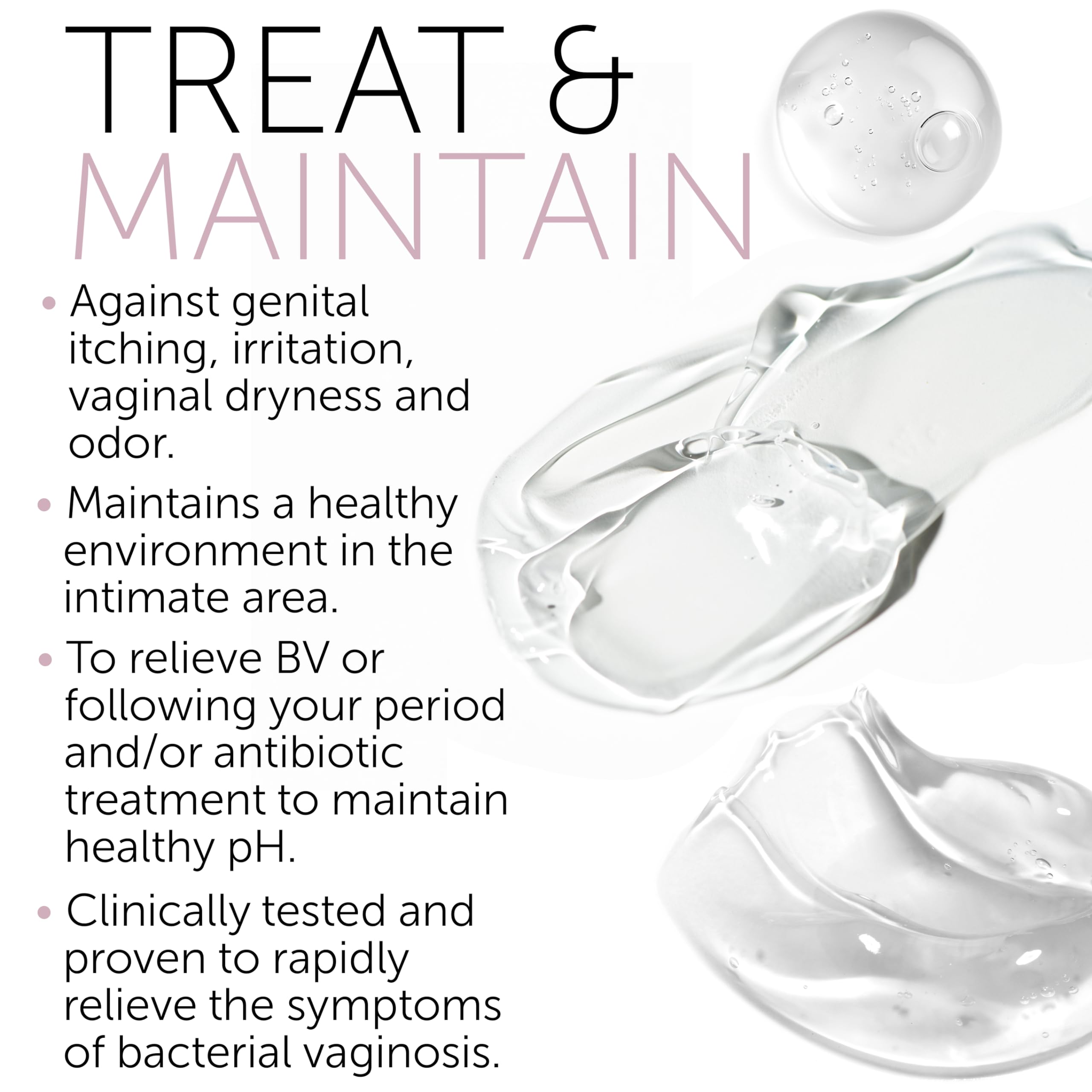 Bacterial Vaginosis Treatment - Natural Vaginal Prefilled Homeopathic Applicators for Odor, Terramed Just Think Comfort