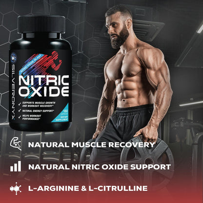 Extra Strength Nitric Oxide Supplement L Arginine 3X Strength - Citrulline Malate, AAKG