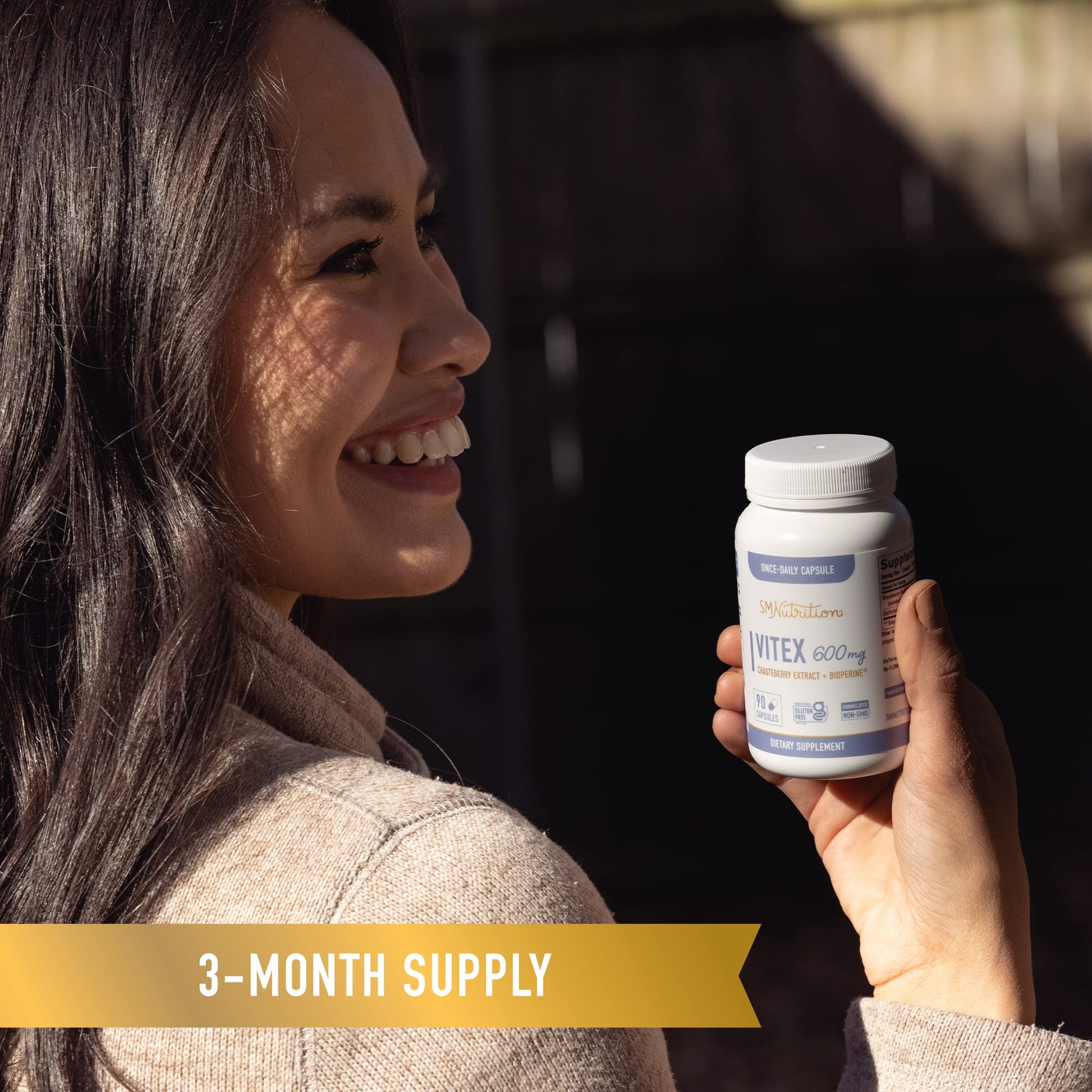 Vitex Chasteberry Supplement 600mg | Agnus Castus for Women's Hormone Balance, Menopause SMNutrition