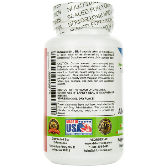 DrFormulas Digestive Enzymes for Bloating Relief, Gas, Lactose Intolerance