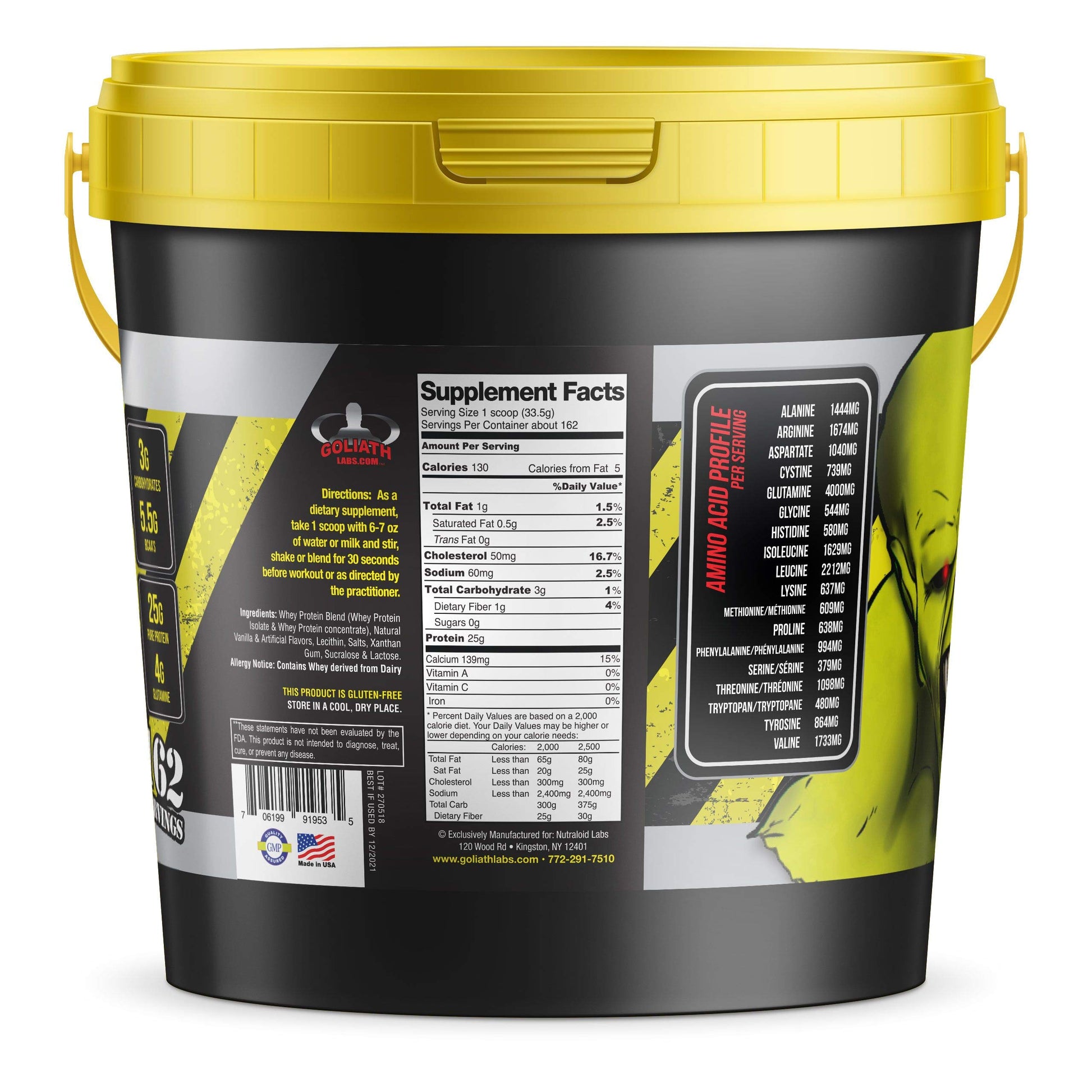 COLOSSAL LABS Muscle Protein Whey Powder [12 lbs/Pack of 1]–Chocolate Protein COLOSSAL LABS