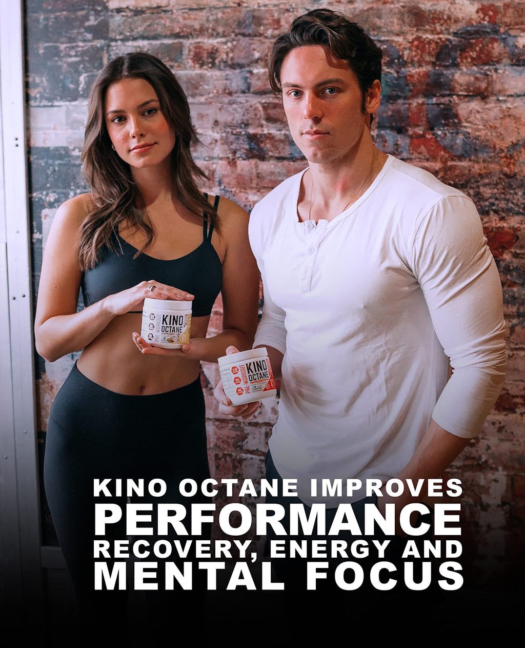KINOBODY Kino Octane Pre-Workout Supplement Powder for Men and Women, Elevated