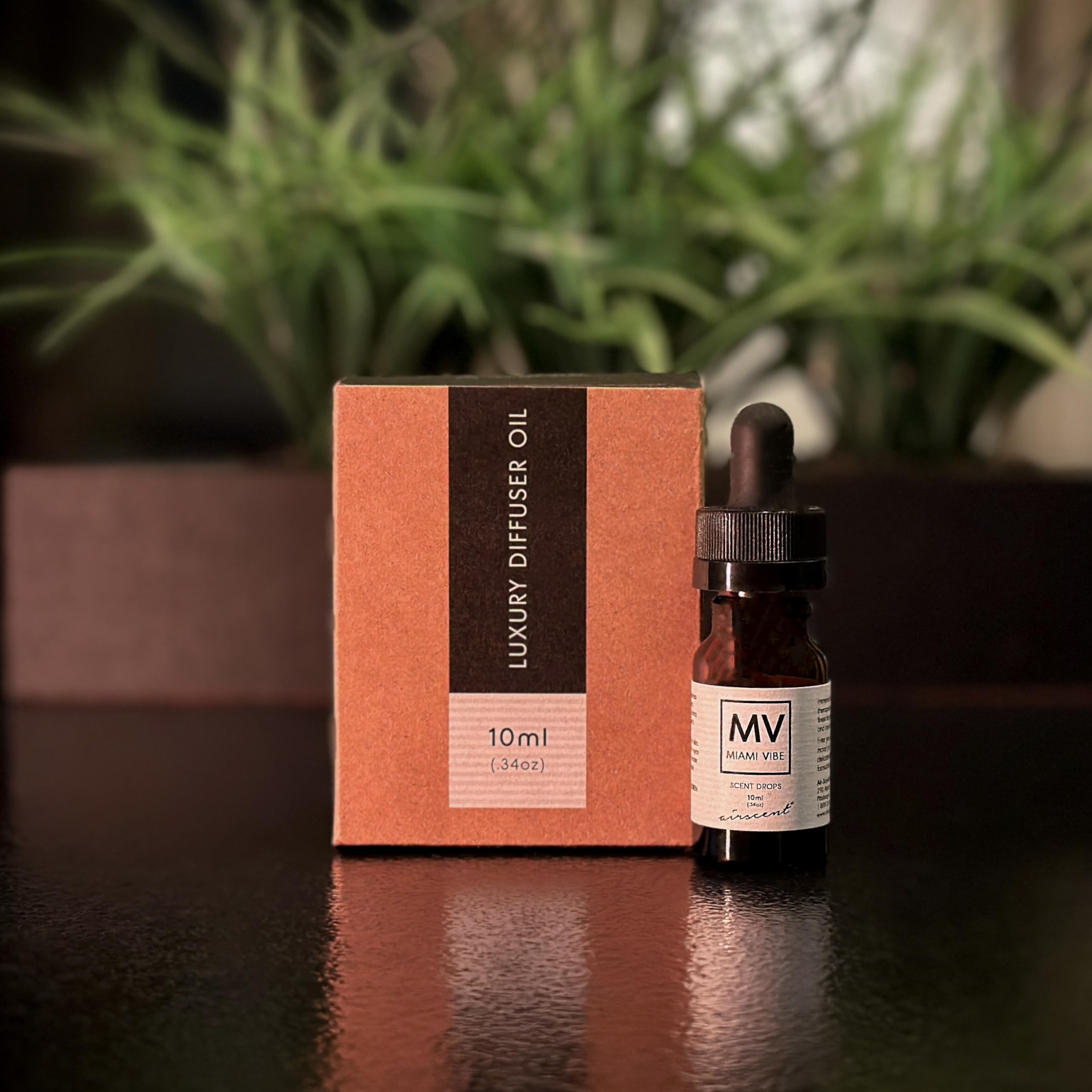 Miami Vibe Diffuser Oil - Air-Scent Fragrance for Aroma Oil Diffusers - 10 Milliliter (.34 fl oz) Bottle