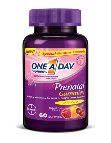 One A Day Women's Prenatal Gummies, 60 Count