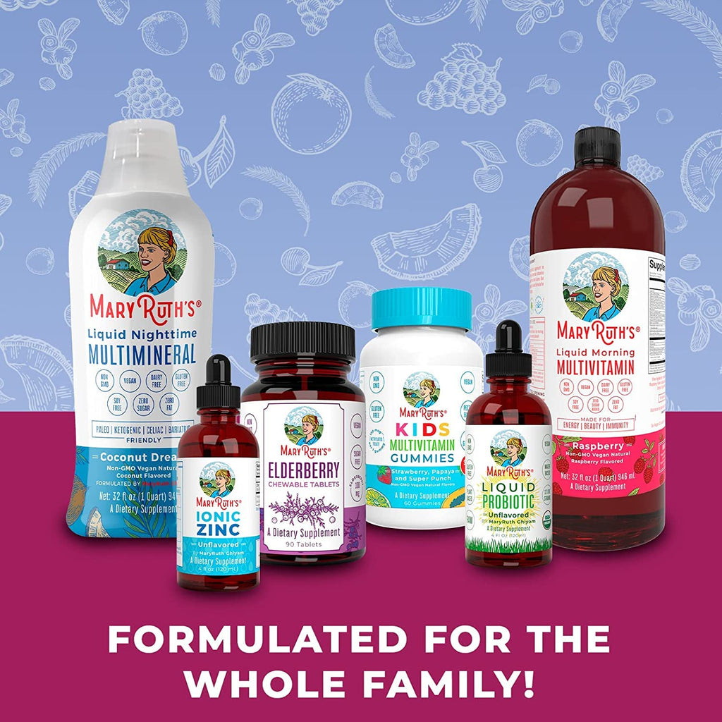 MaryRuth Organics Prenatal & Postnatal Liposomal Multivitamin Women, Sugar Free Liquid Vitamin
