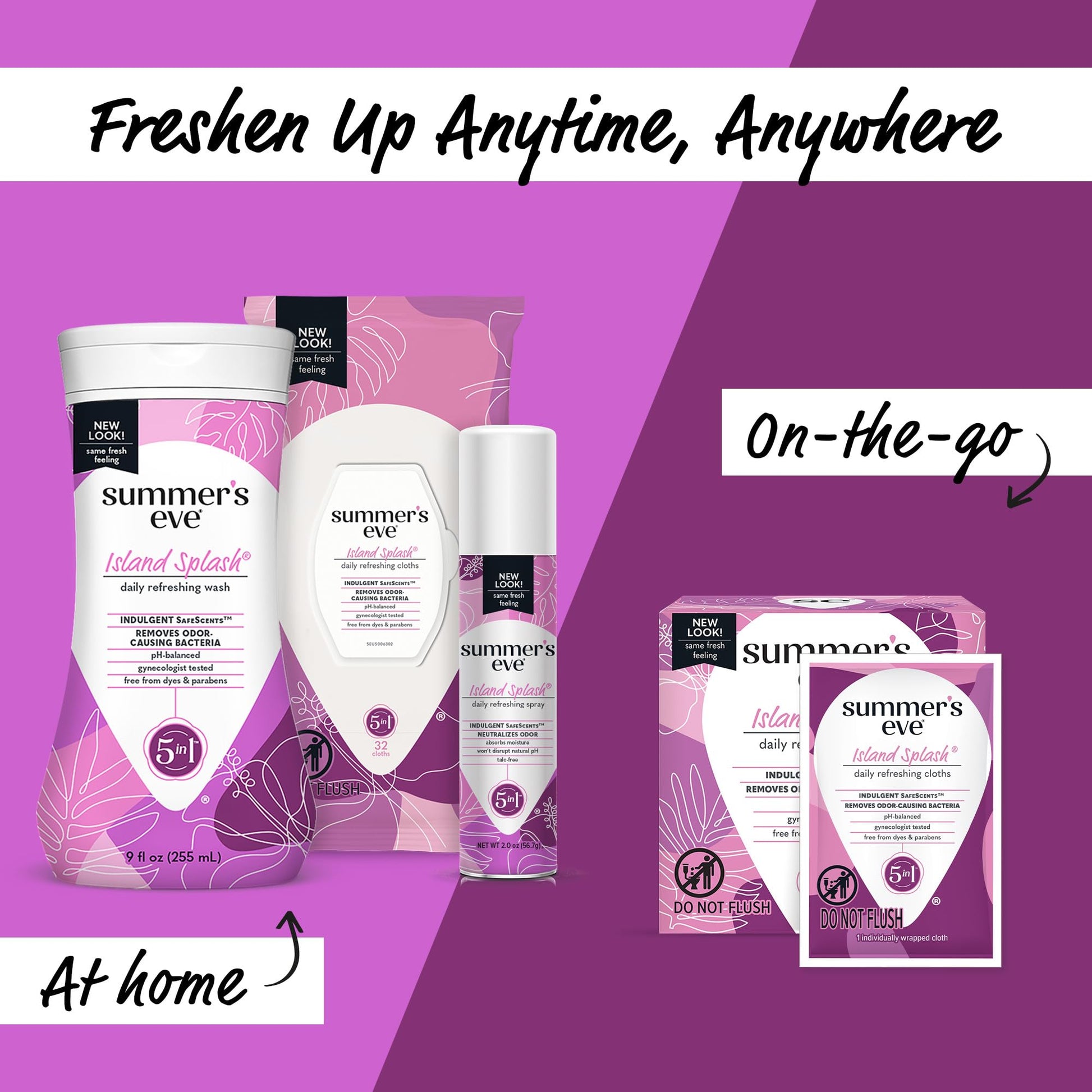 Summer's Eve Island Splash Refreshing Daily All Over Feminine Body Wash, Removes Odor Summer's Eve