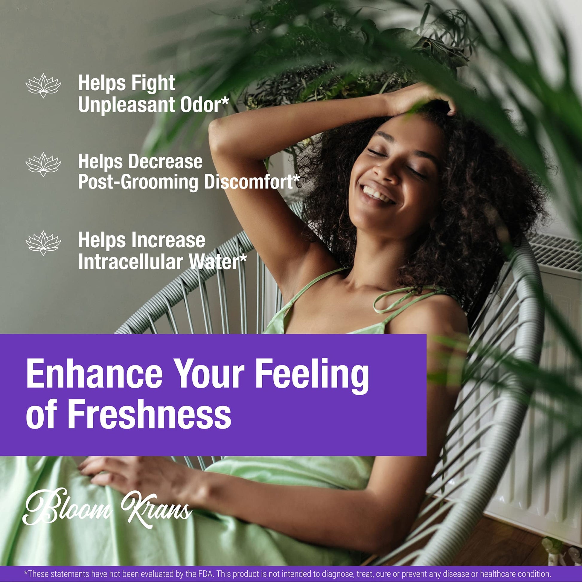 Bloom Krans Vulva Harmony Moisturizer - Vaginal Moisturizer for Women | Dryness, Vaginitis, Itch Relief Bloom Krans