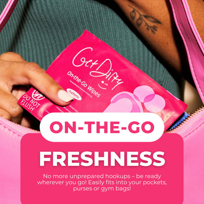 Get Dirty Wipes For Women - Easy, Discreet, Effective Intimate Wipes, Full Body Feminine Wipes