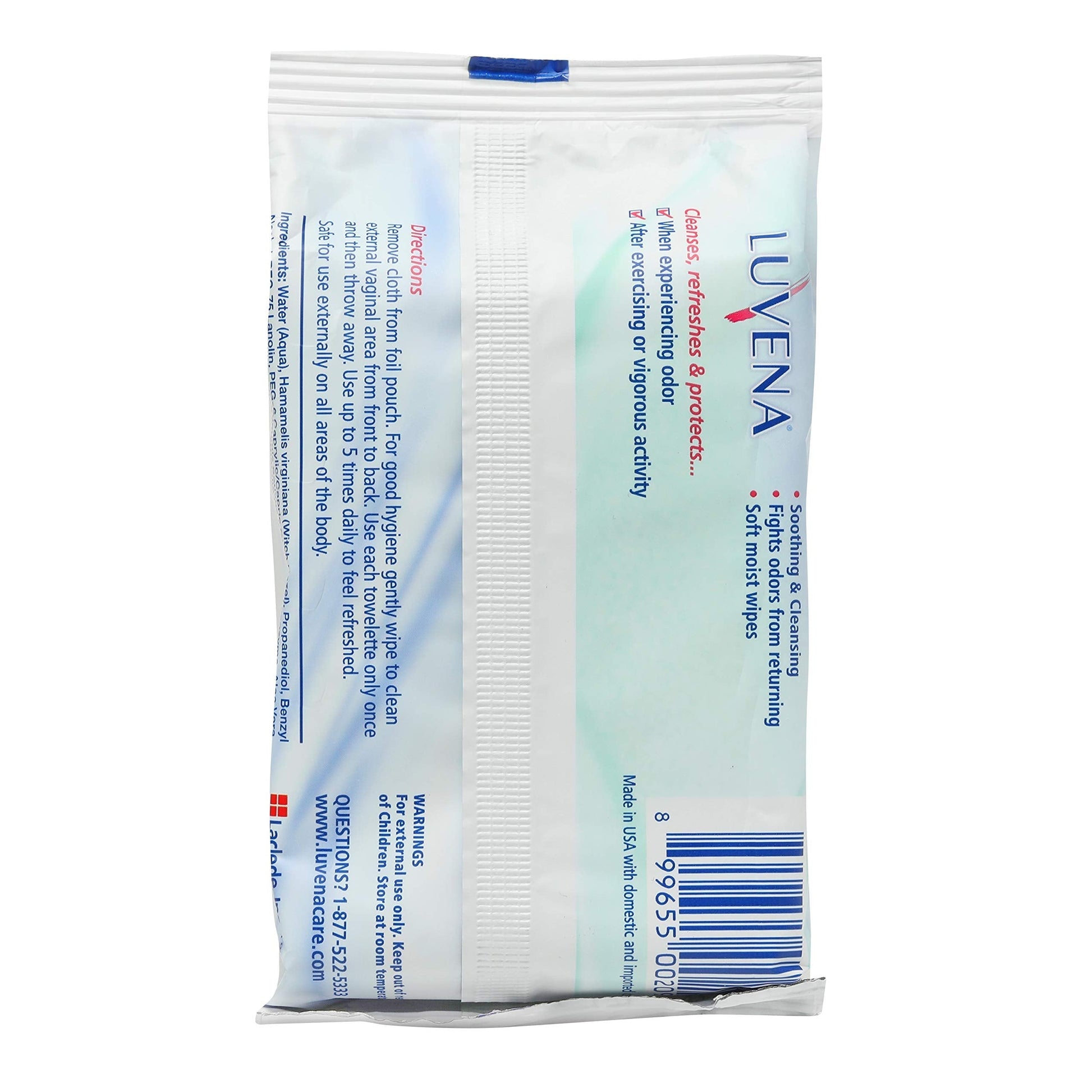 Luvena Feminine Wipes - Soft Wet Wipes for Women - Refresh & Resist Odor - Gynecologist Tested LUVENA