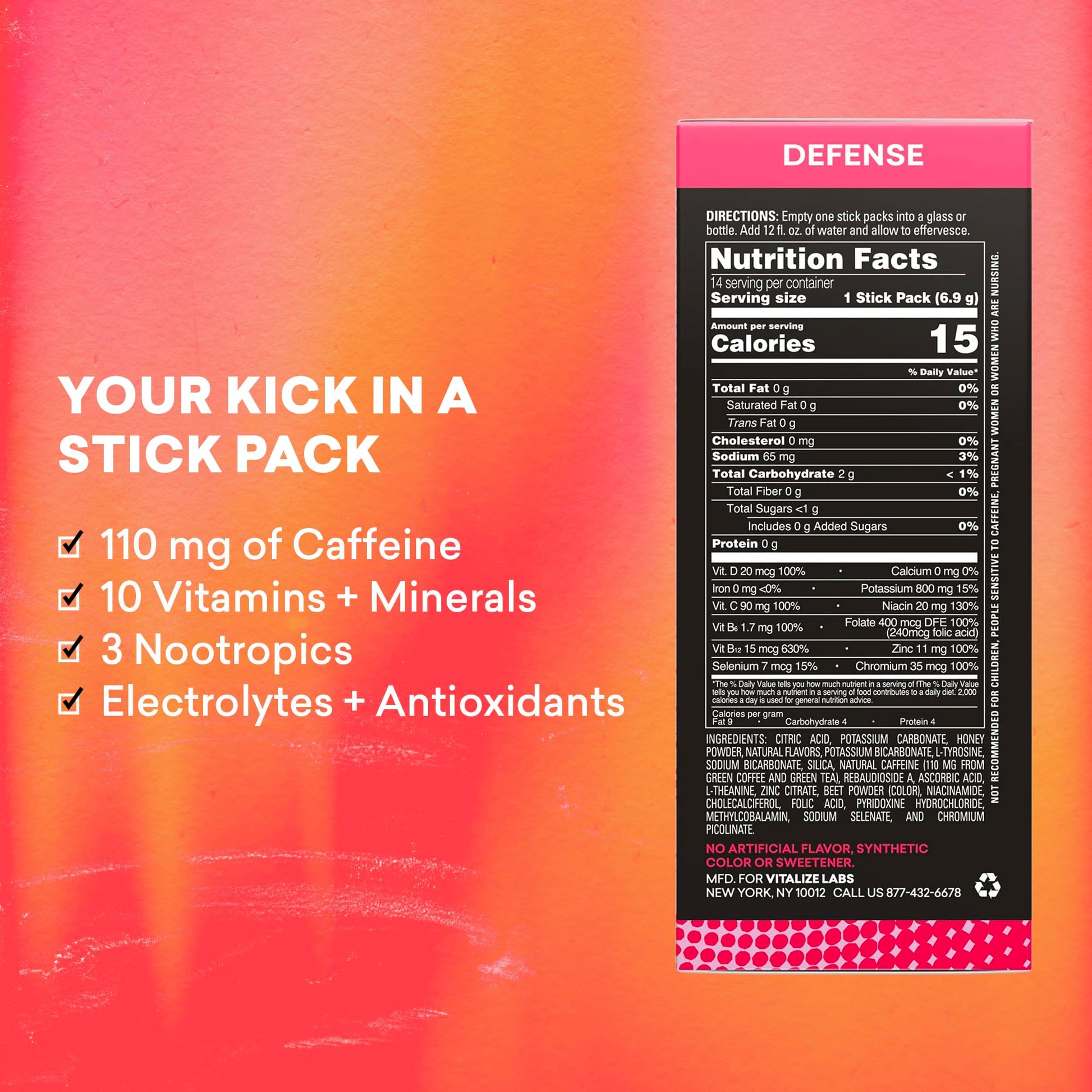 EBOOST Energy Drink Powder, Super Fuel - Strawberry Lemonade, 14 Packets - Pre-Workout Powder Energy Drink Mix - Natural Energy, L-Tyrosine, L-Theanine & Vitamins - Preworkout for Women & Men To Go